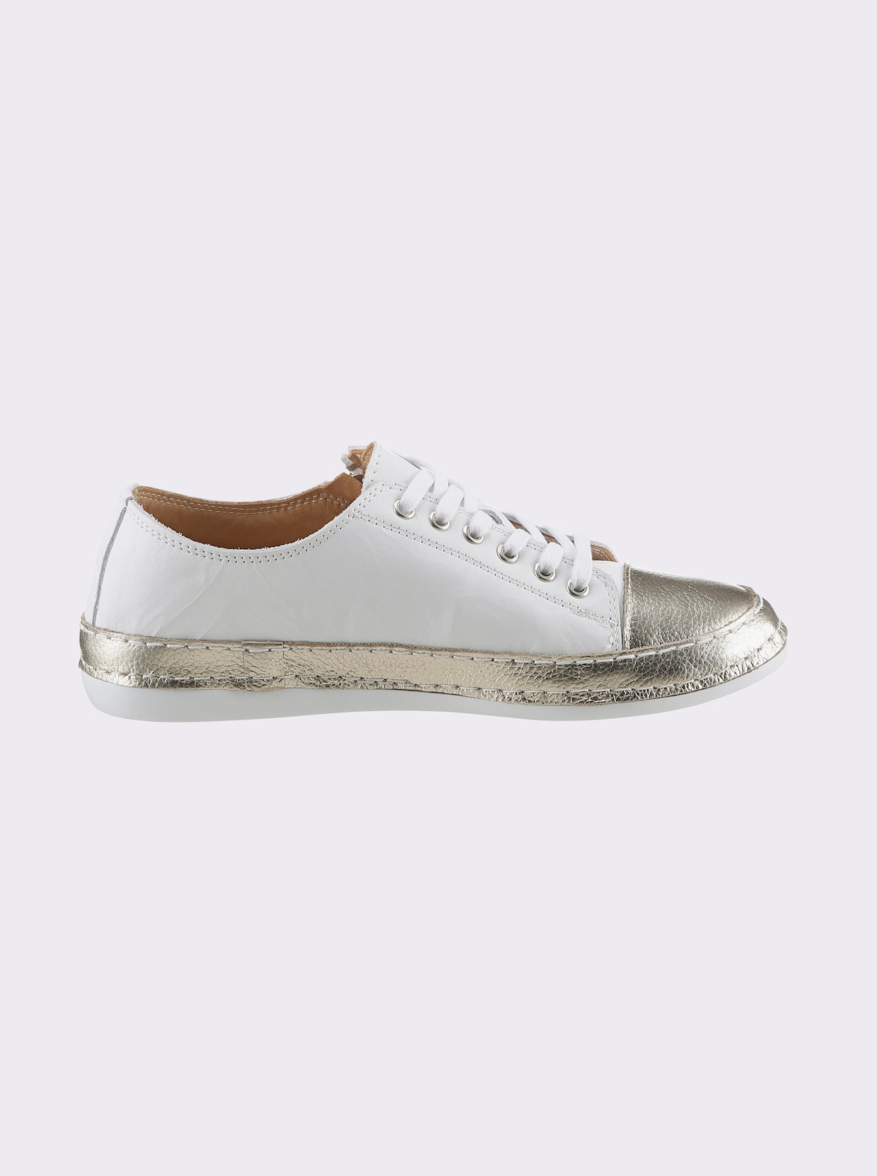 Andrea Conti Sneakers - blanc-couleur or