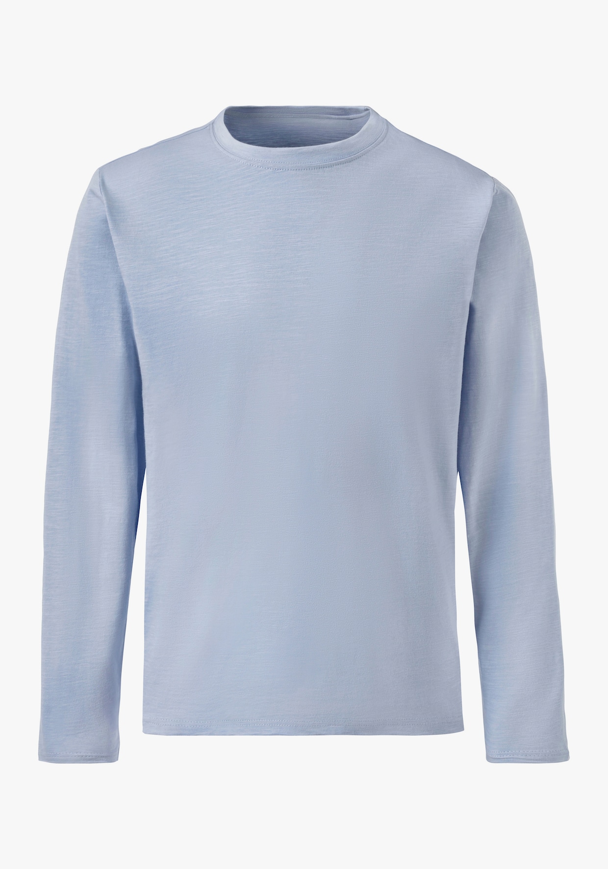 Langarmshirt - hellblau / offwhite