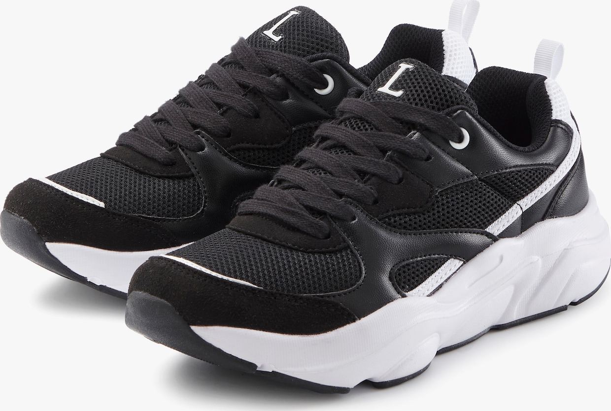 LASCANA Sneaker - schwarz-weiß