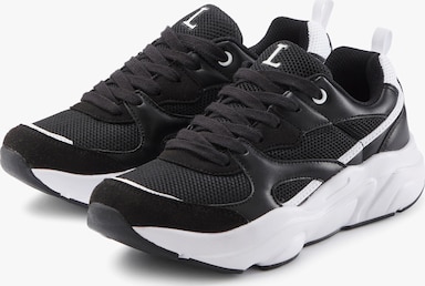 LASCANA Sneaker - schwarz-weiss