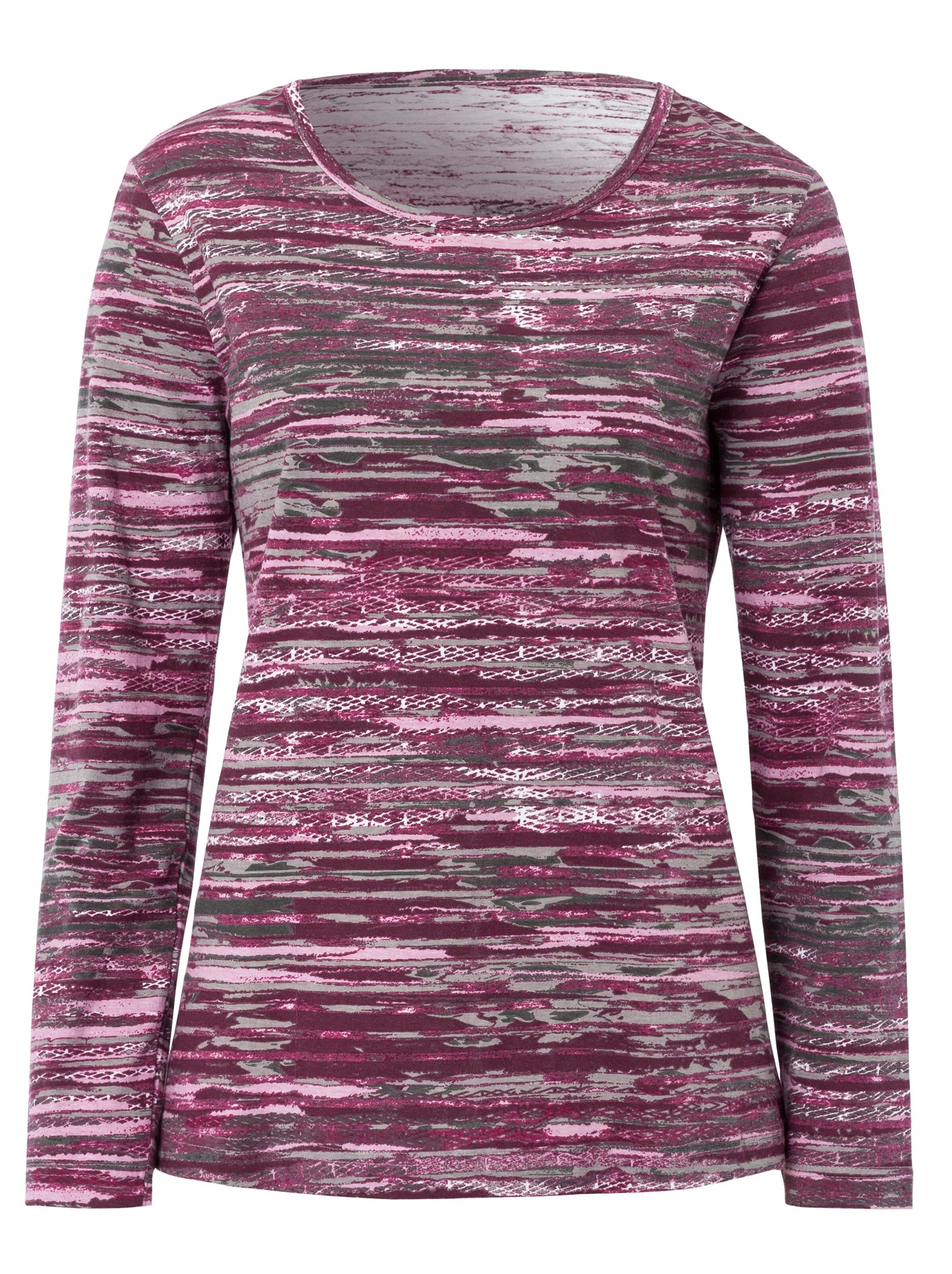 Shirt - bordeaux-bedruckt