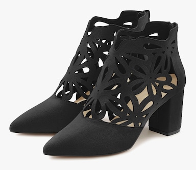 LASCANA High-Heel-Stiefelette - schwarz