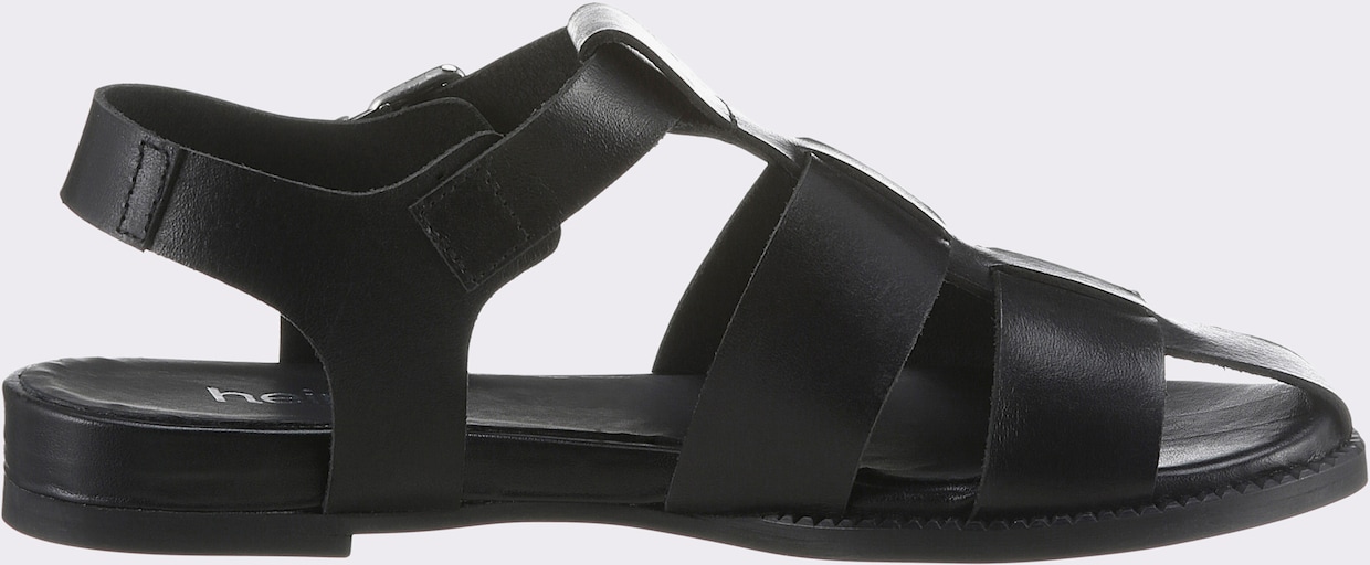 heine sandaaltjes - zwart