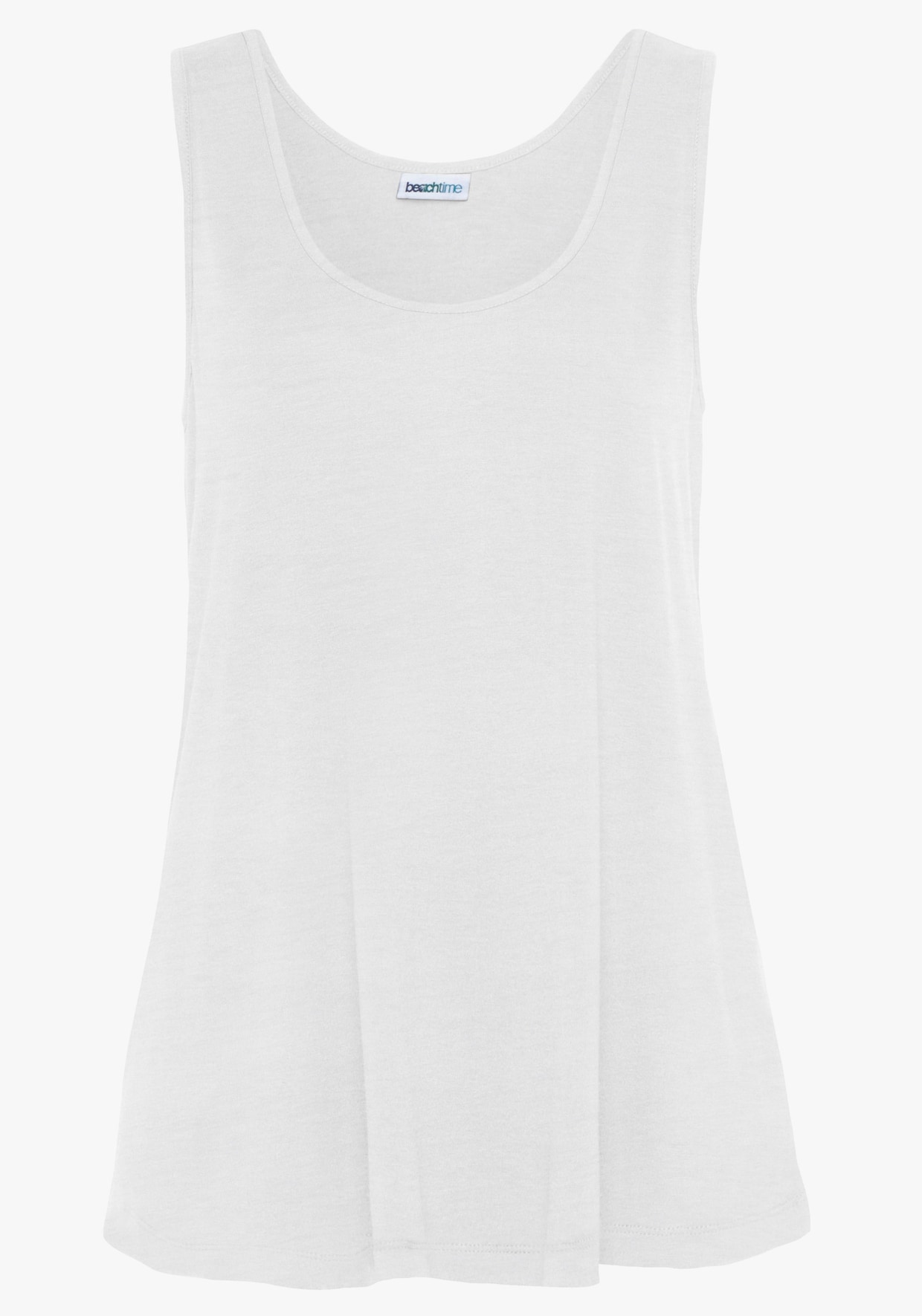 Beachtime Tanktop - bedruckt+weiß