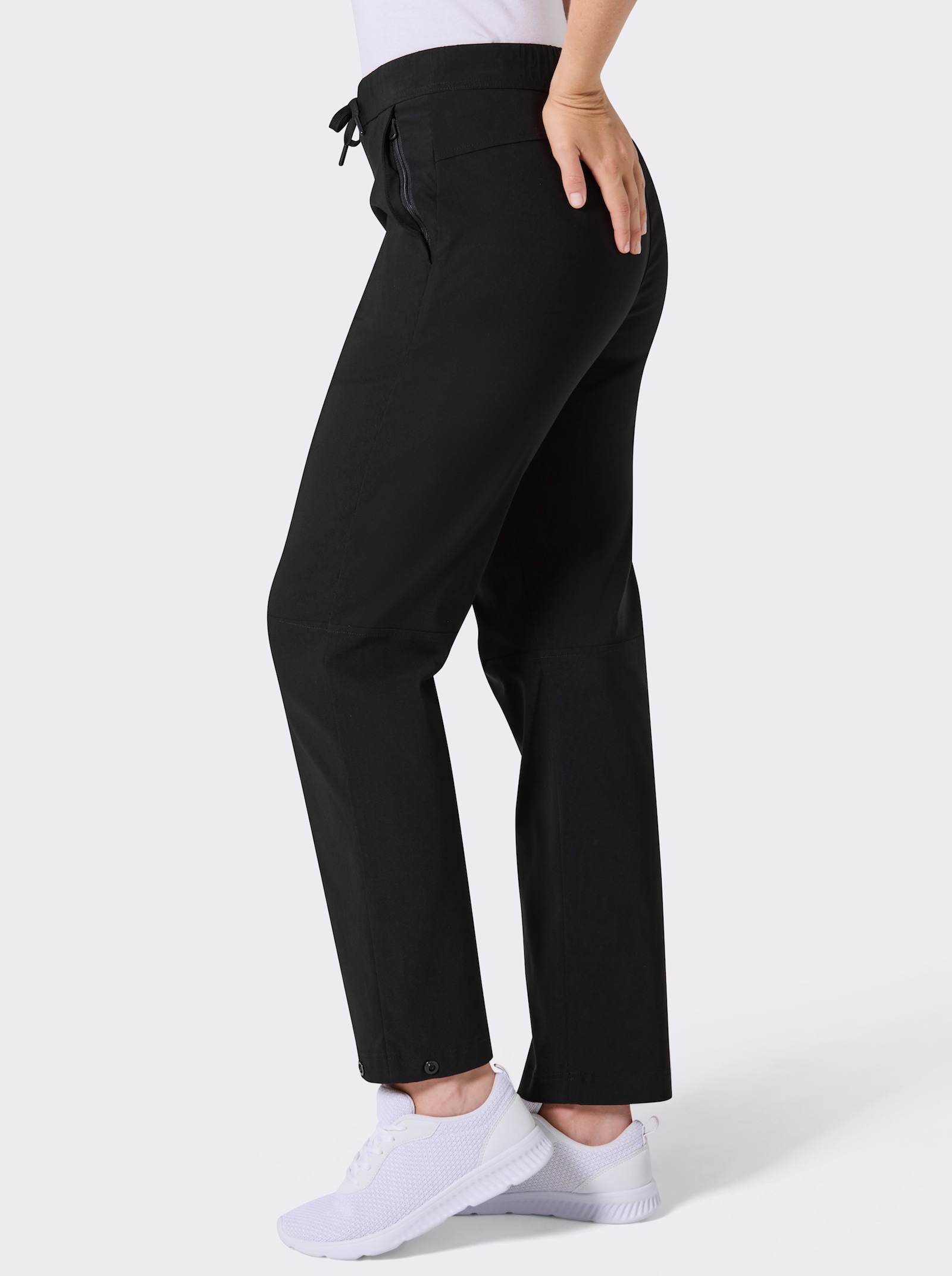 Catamaran Sports Freizeithose mit weitenregulierbarem Beinabschluss - schwarz