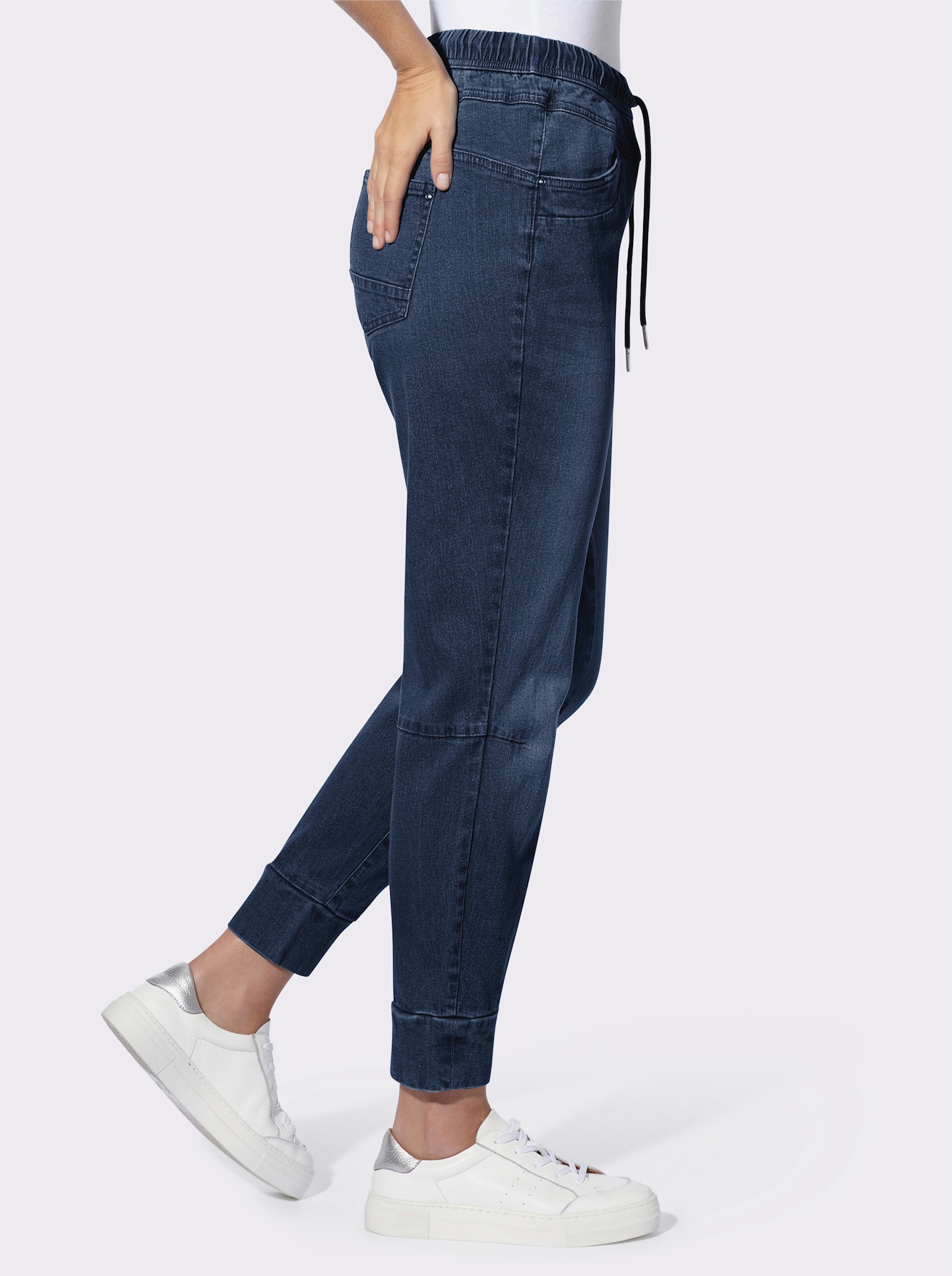 heine 7/8-Hose mit Dehnbund - dark blue