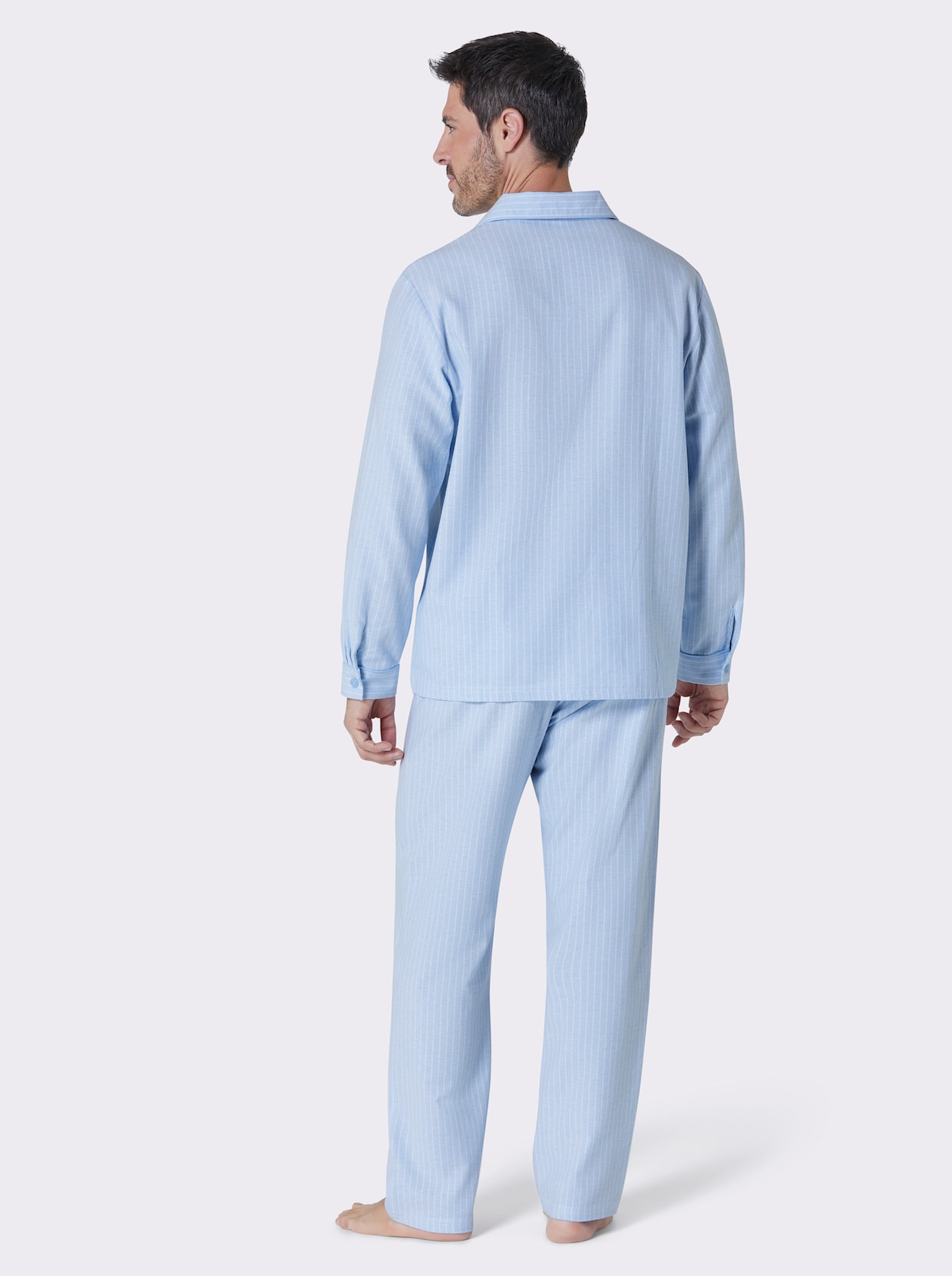 KINGsCLUB Pyjama - ijsblauw/wit gestreept