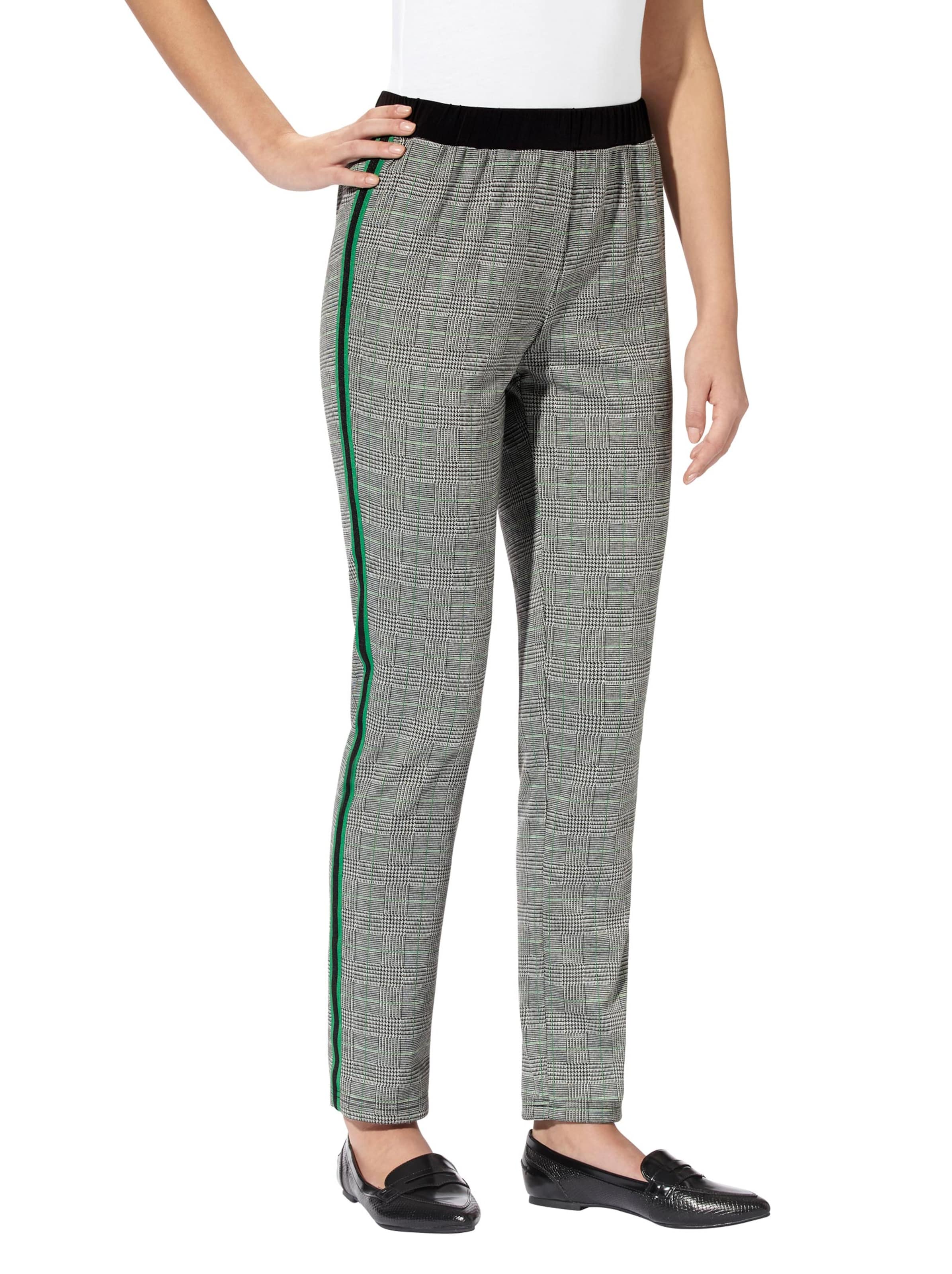 Hose - schwarz-weiß-kariert