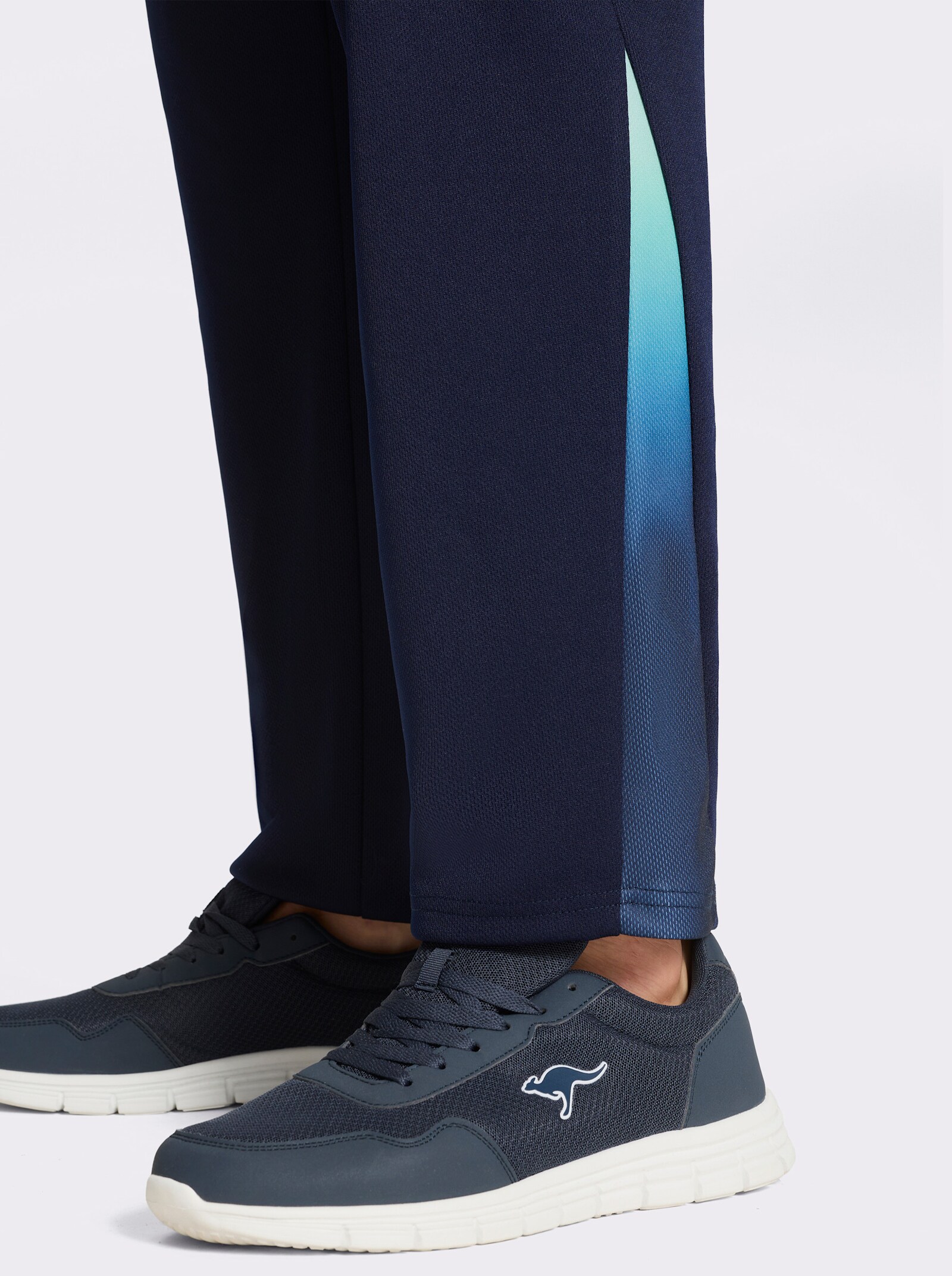 Catamaran Sports Funktionshose mit Farbverlauf-Einsätzen - marine-kalkmint