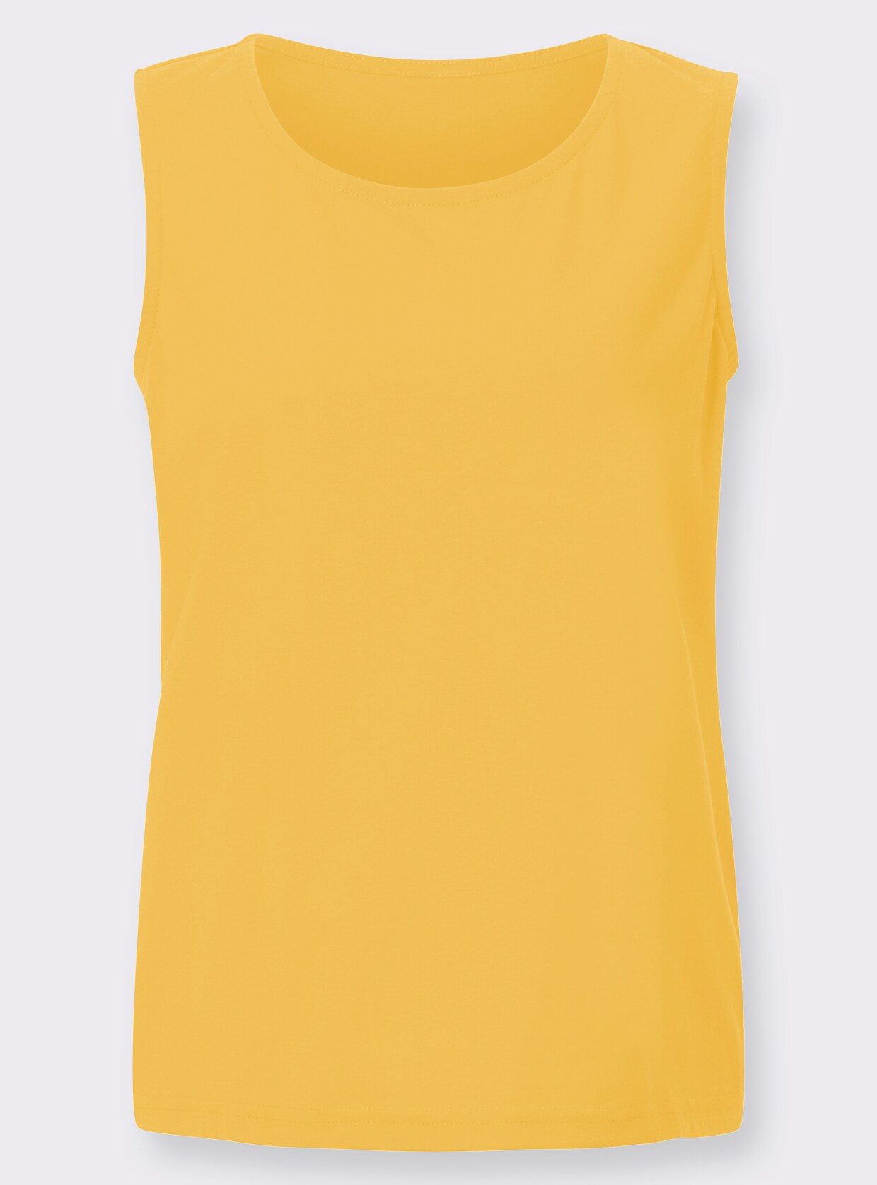 Shirttop - geel + geel gestippeld