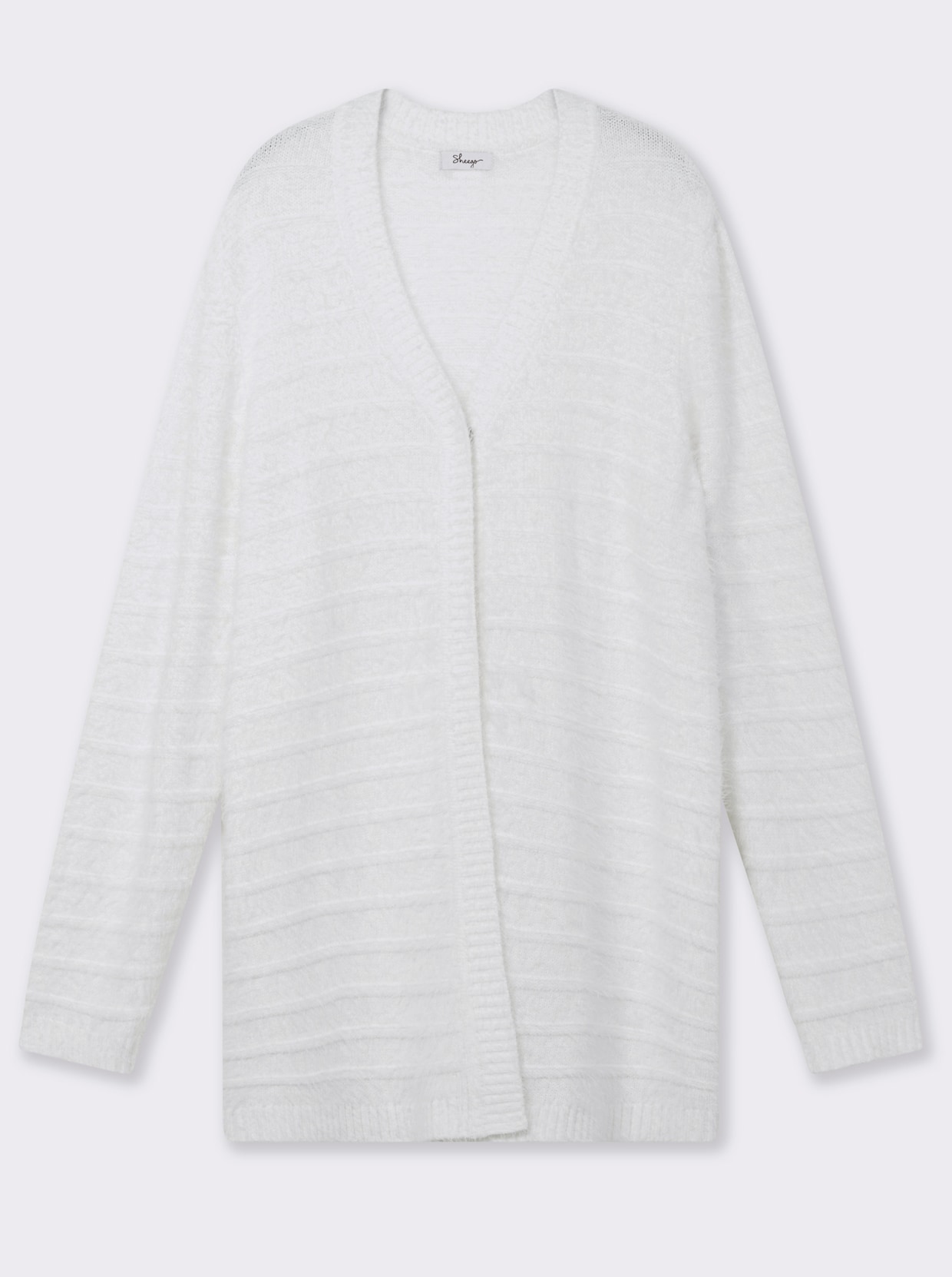 sheego Strickjacke - ecru
