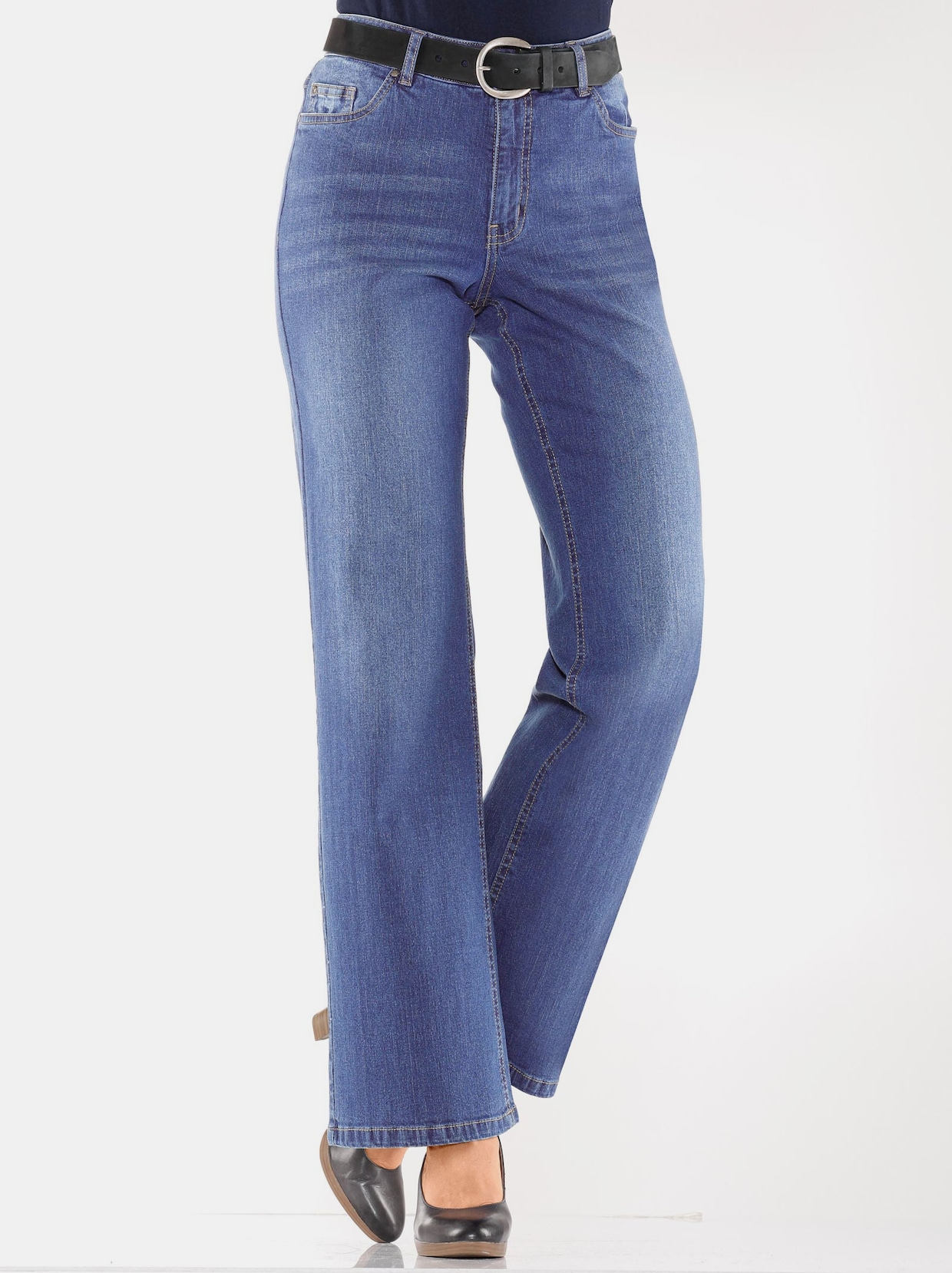 Jeans - blue-stone-washed