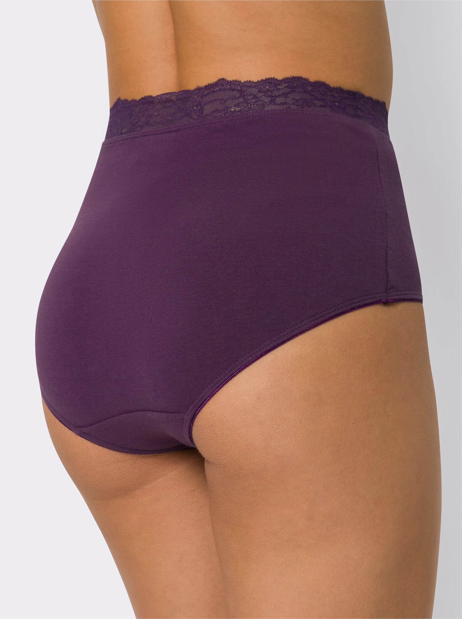 Tailleslip in set van 5 - 2x bedrukt + druif + wit + aqua