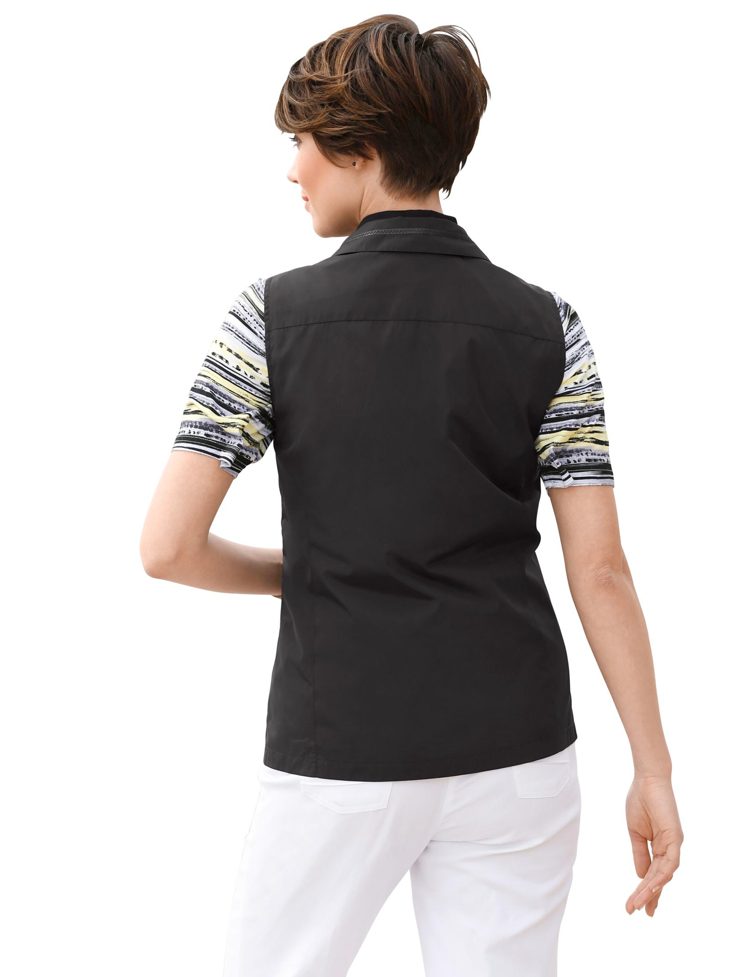 Collection L Weste - schwarz