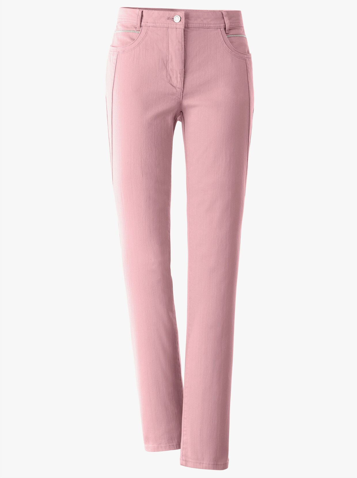 Stretch-Jeans - rosé