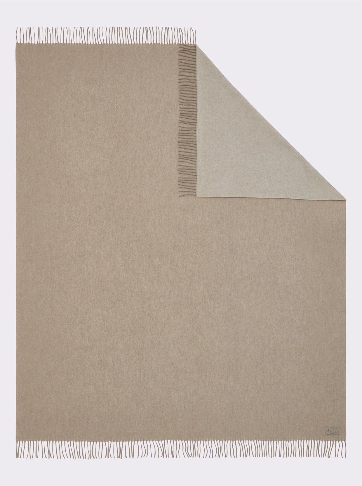 Biederlack Wohndecke - beige