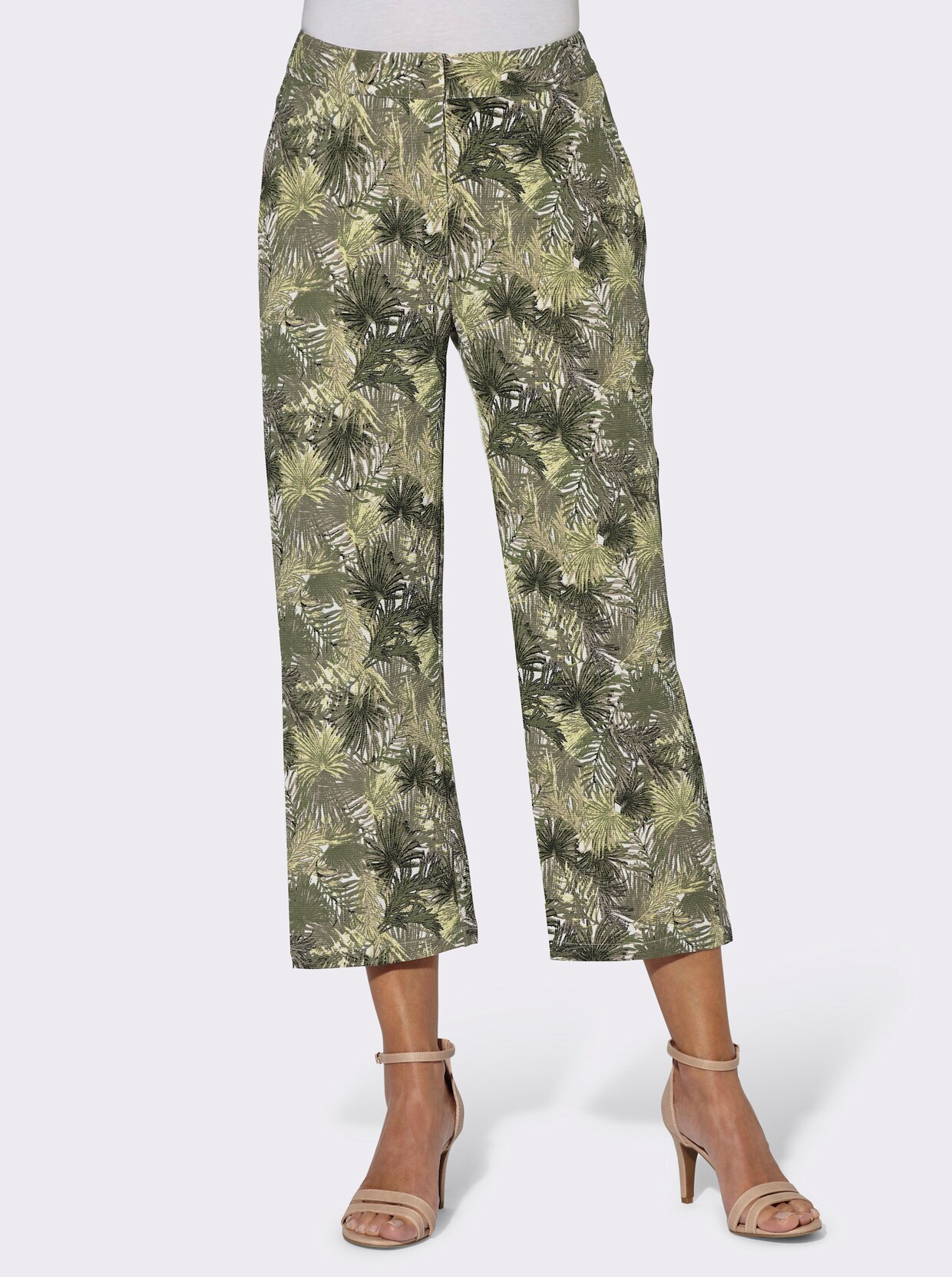 Culotte - schlamm-zitrone-bedruckt