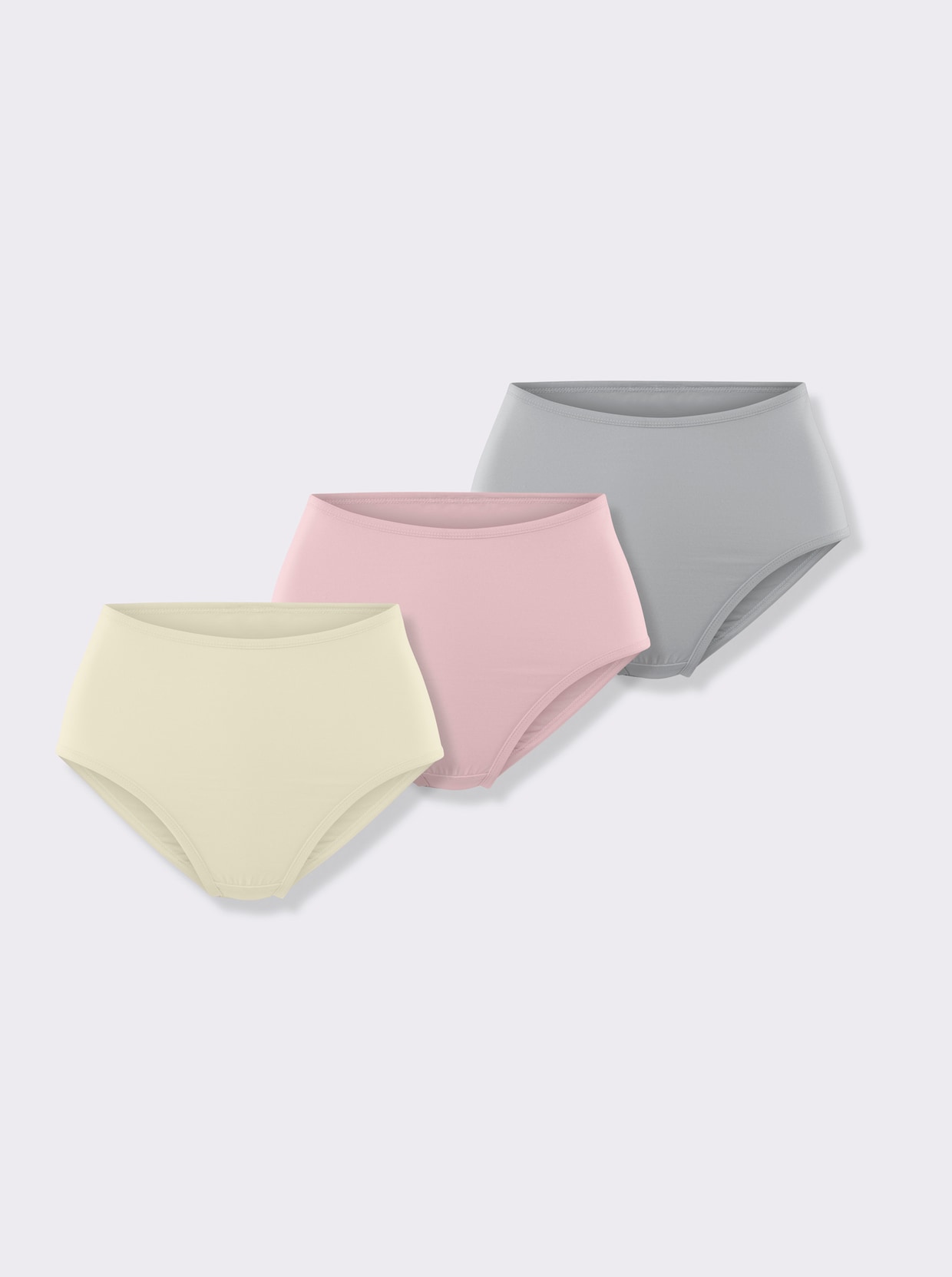 wäschepur Slips - argenté+rose+couleur ivoire