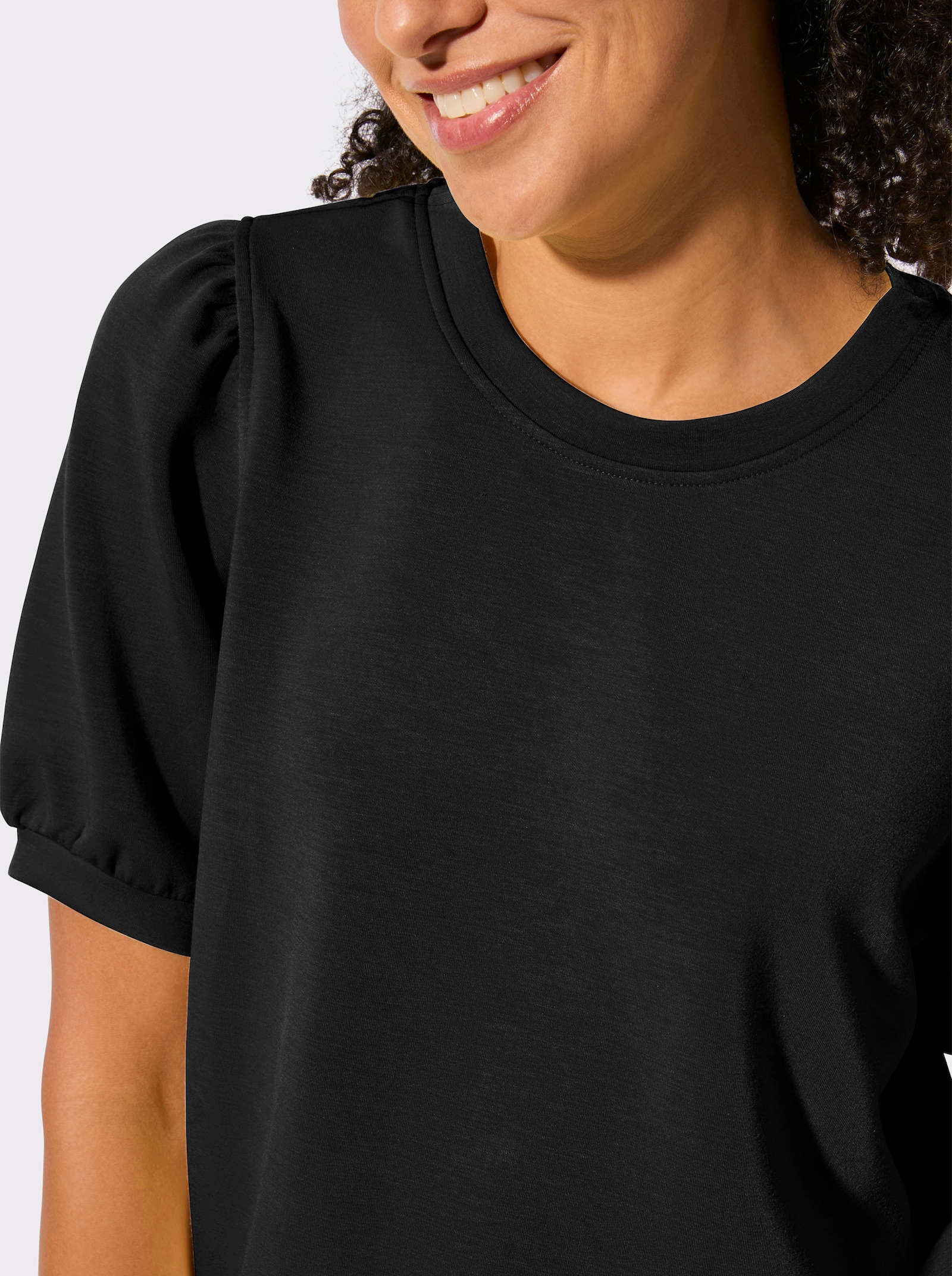 Kurzarmshirt - schwarz