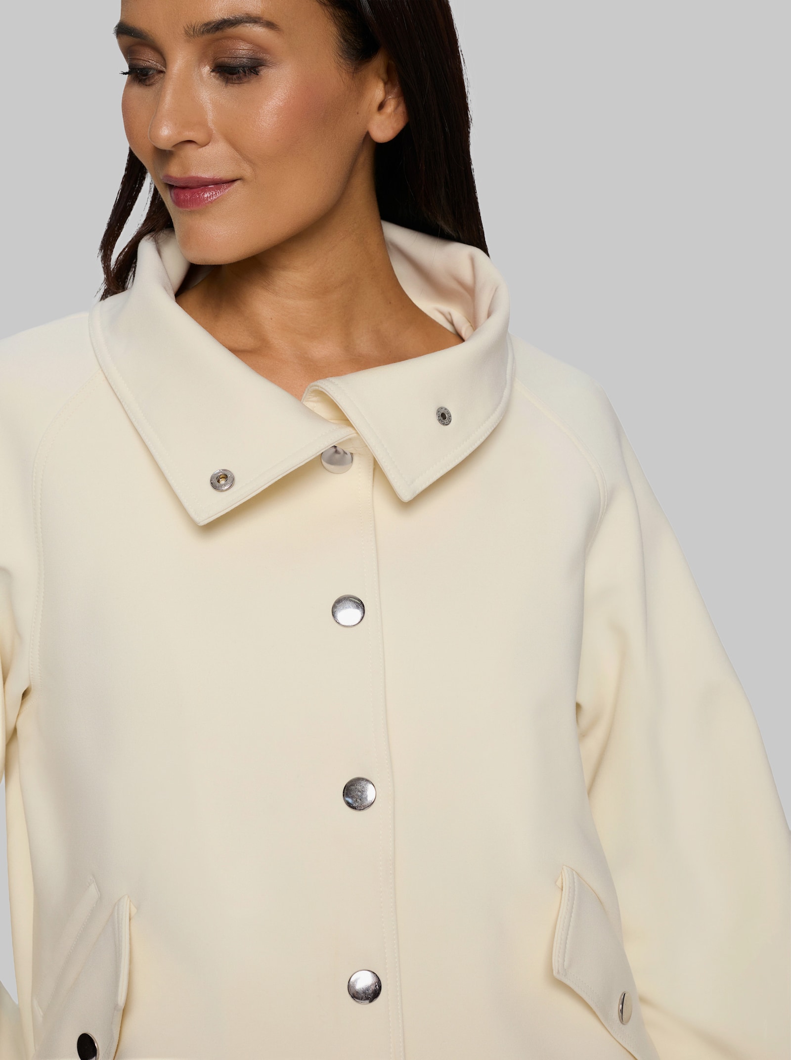 heine Übergangsjacke mit Umlegekragen - champagner