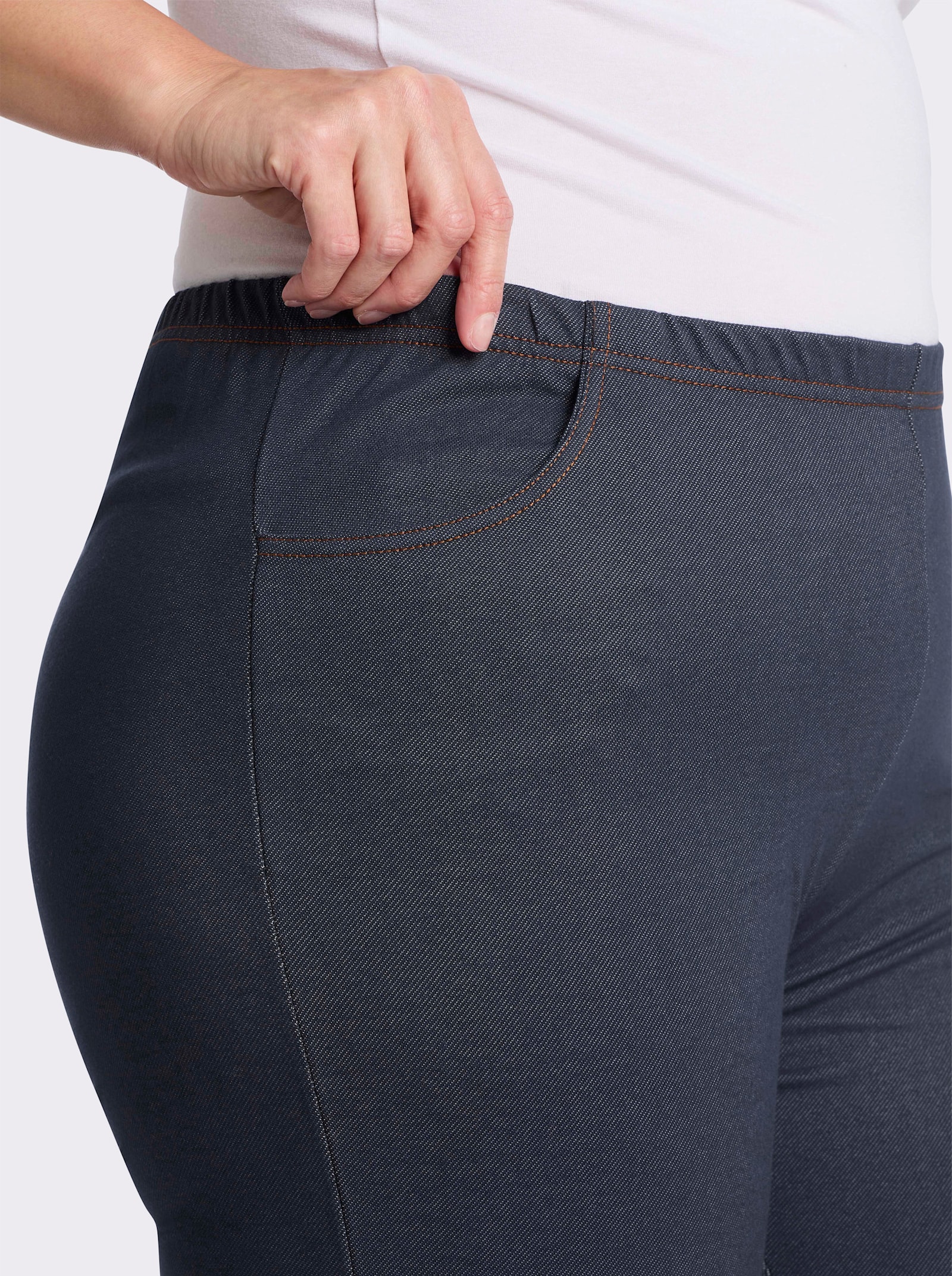 Freizeithose - jeansblau