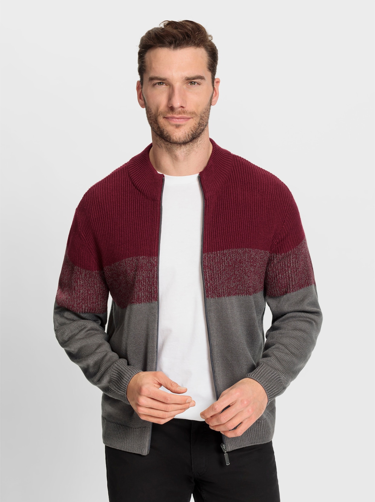 Catamaran Vest - antraciet/donkerrood