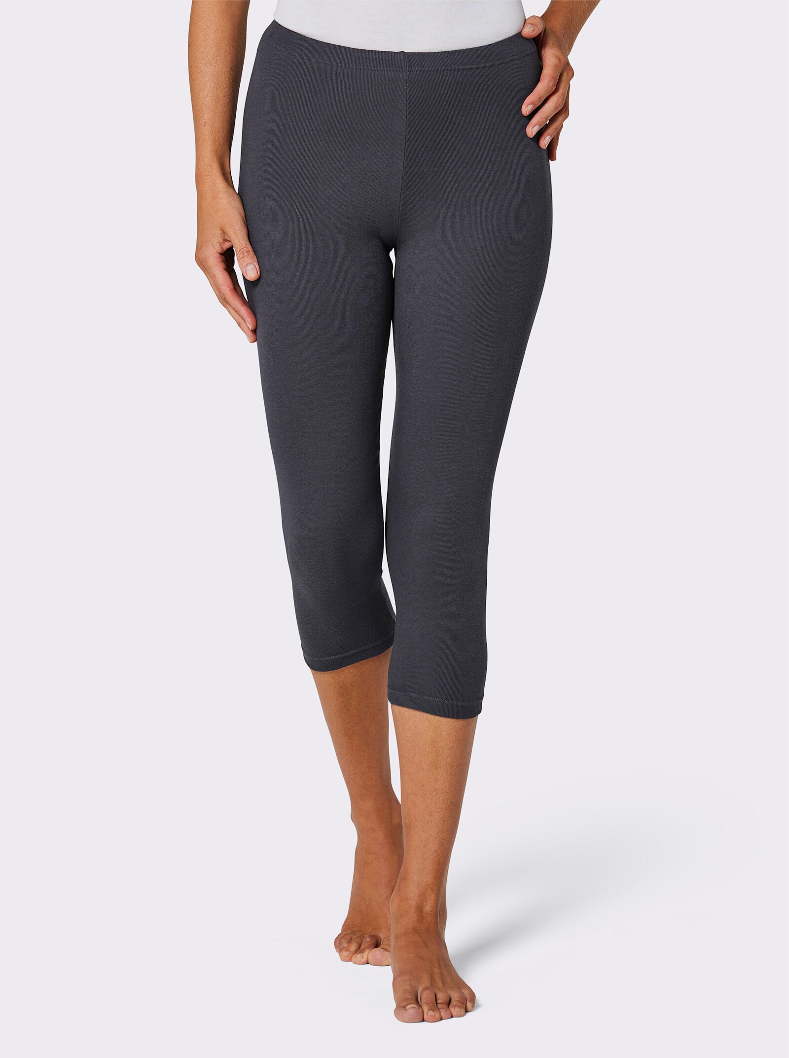 wäschepur Lange onderbroek in 3/4-lengte - grijs