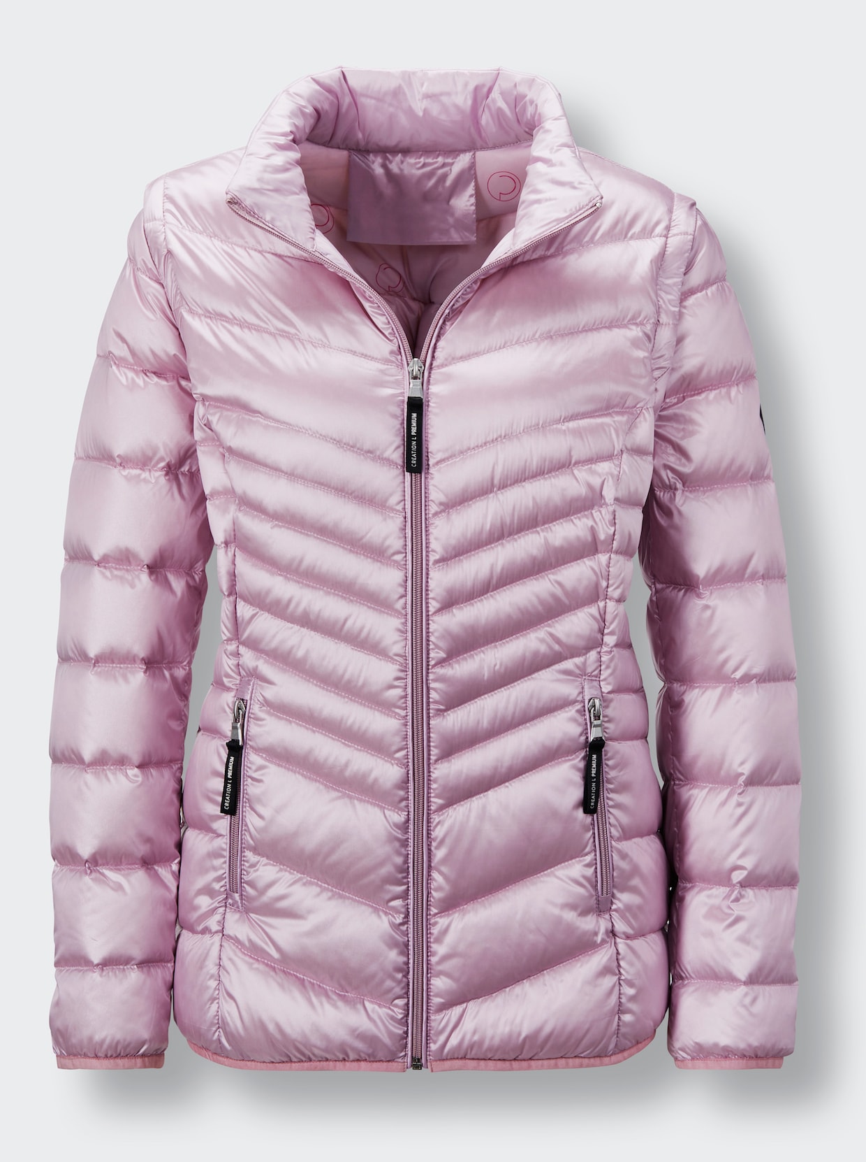 CREATION L PREMIUM 2-in-1-Daunenjacke - rosé