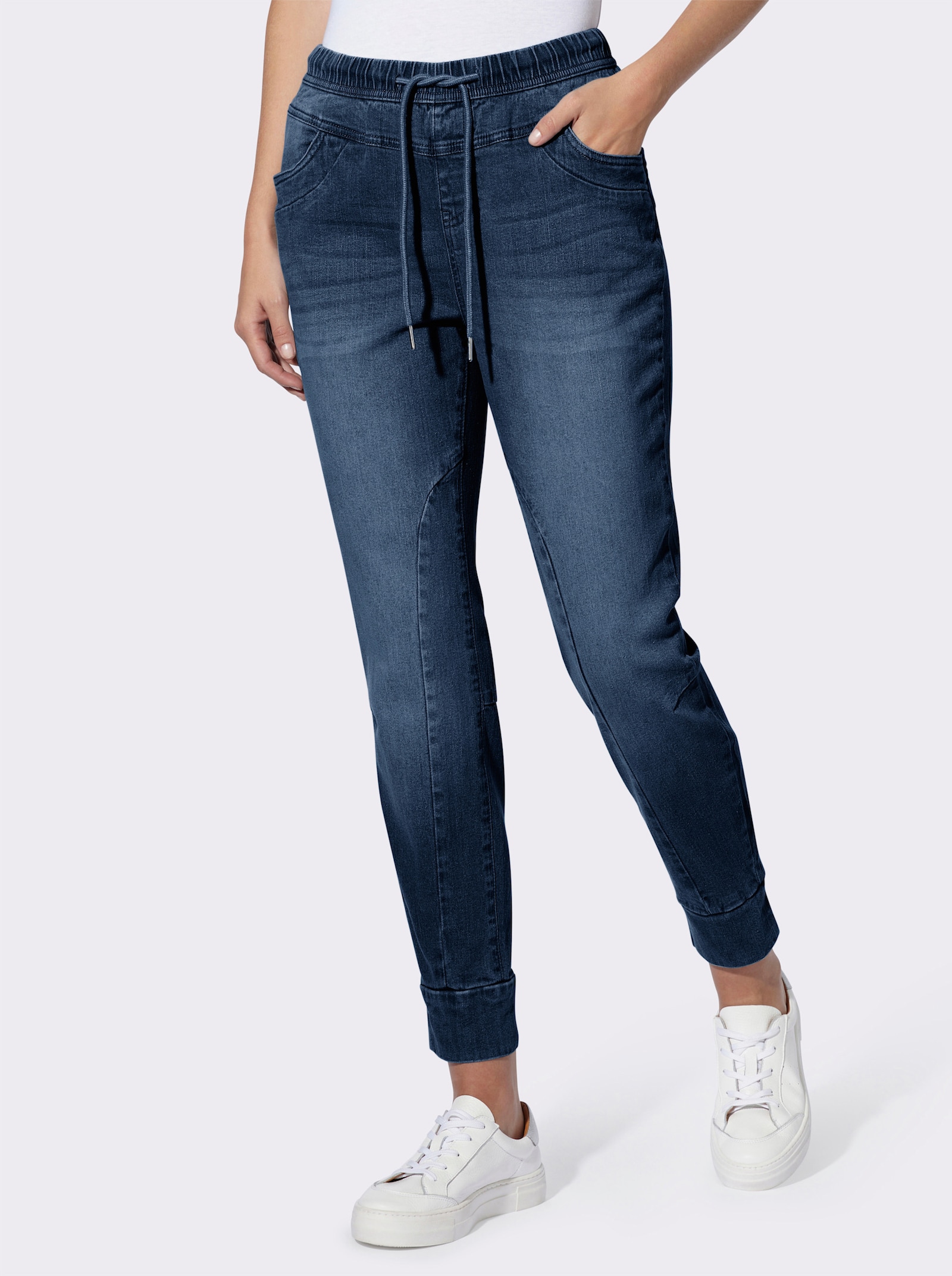 heine 7/8-Hose mit Dehnbund - dark blue