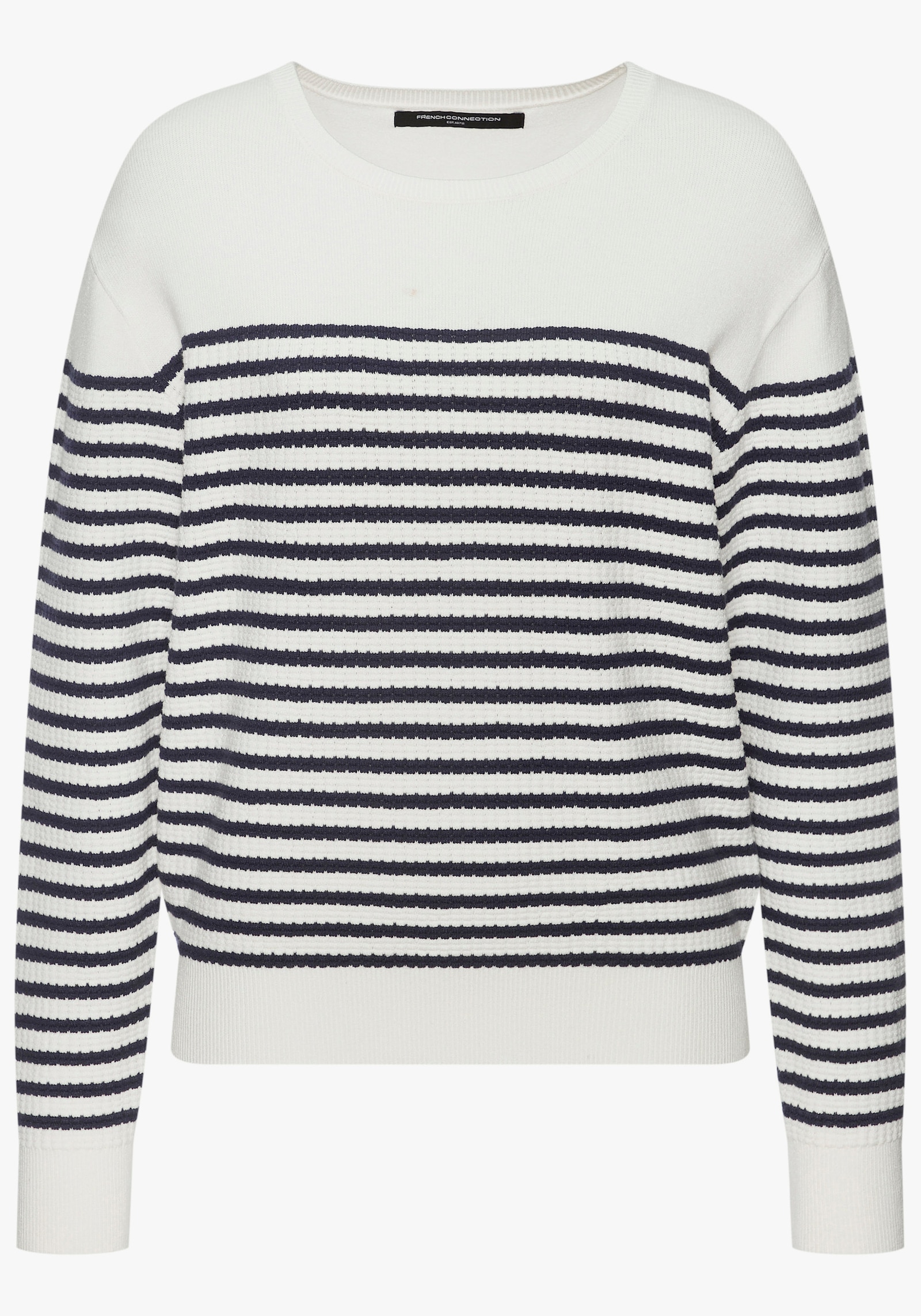 French Connection Sweater - blanc-marine