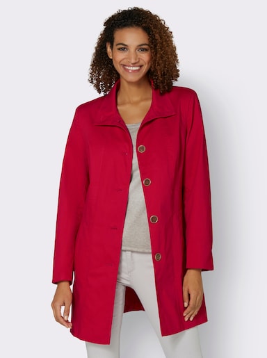 Jacke mit variablem Kragen - rot
