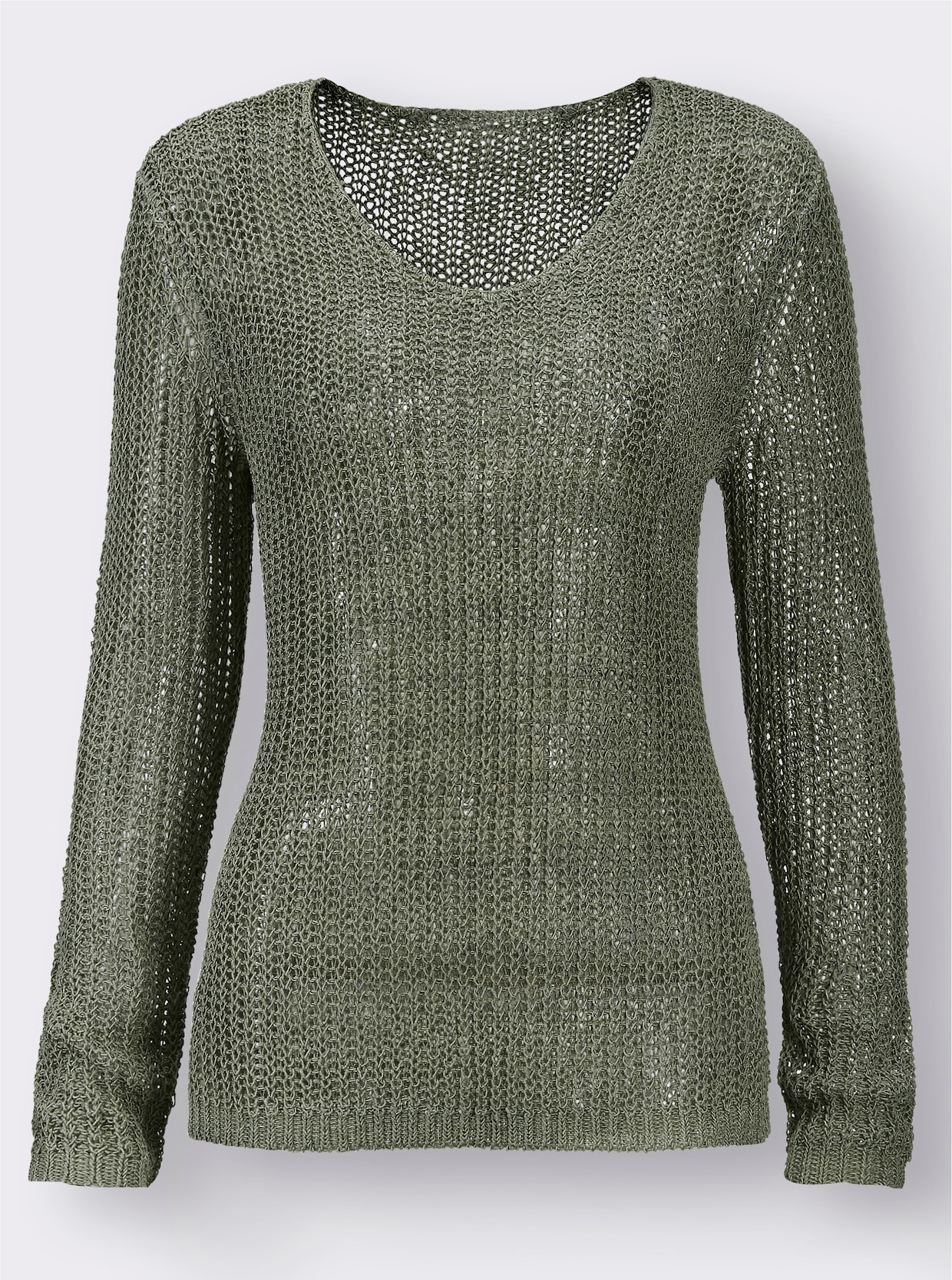 Pull en tricot - vert