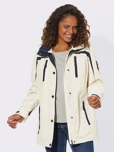 Funktionsjacke wind- und wasserabweisend - weiß