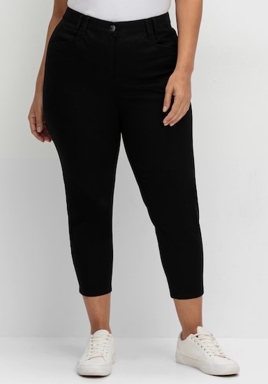 sheego 7/8-Hose - schwarz