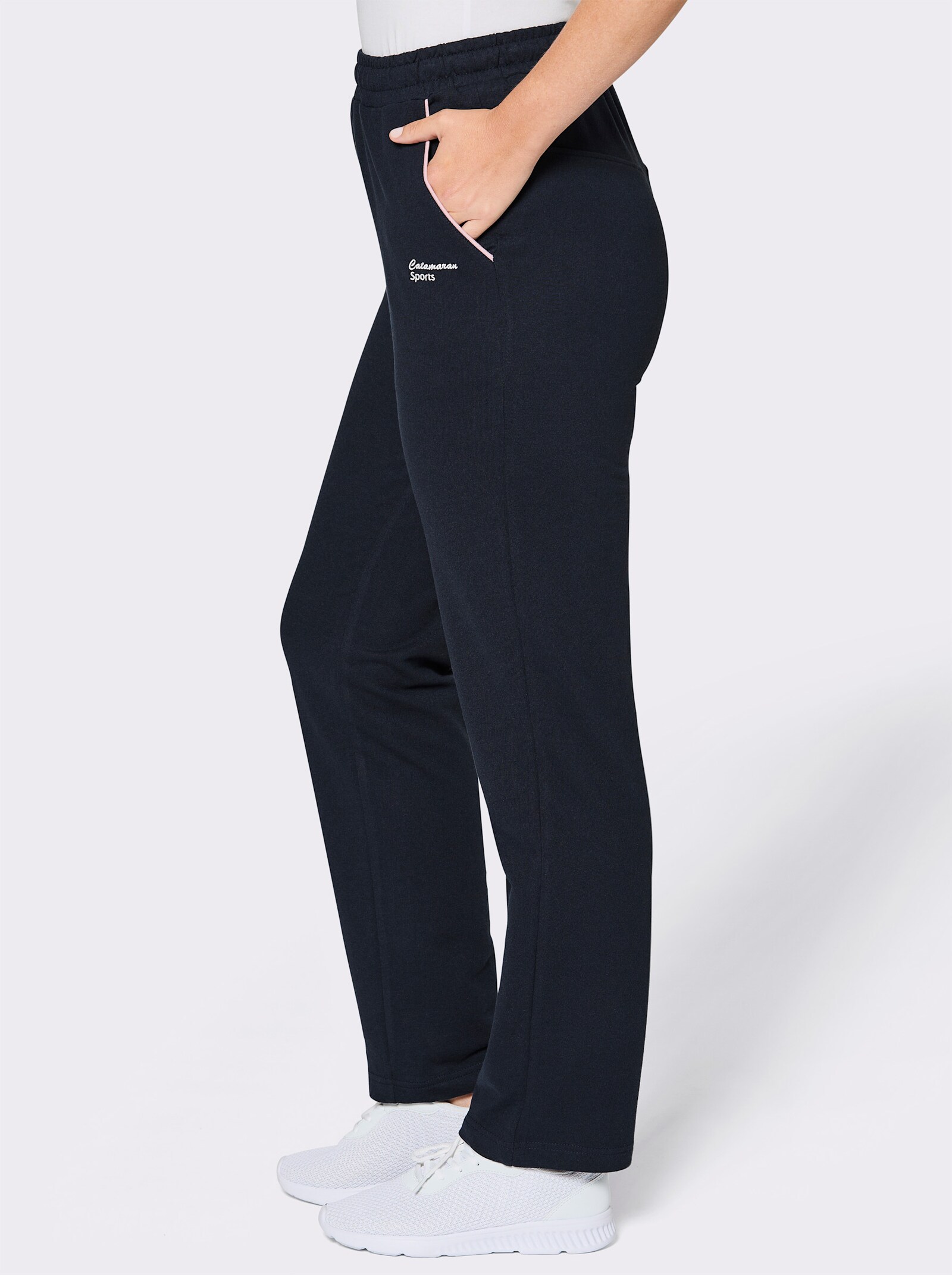 Catamaran Sports Freizeithose - marine-rosé