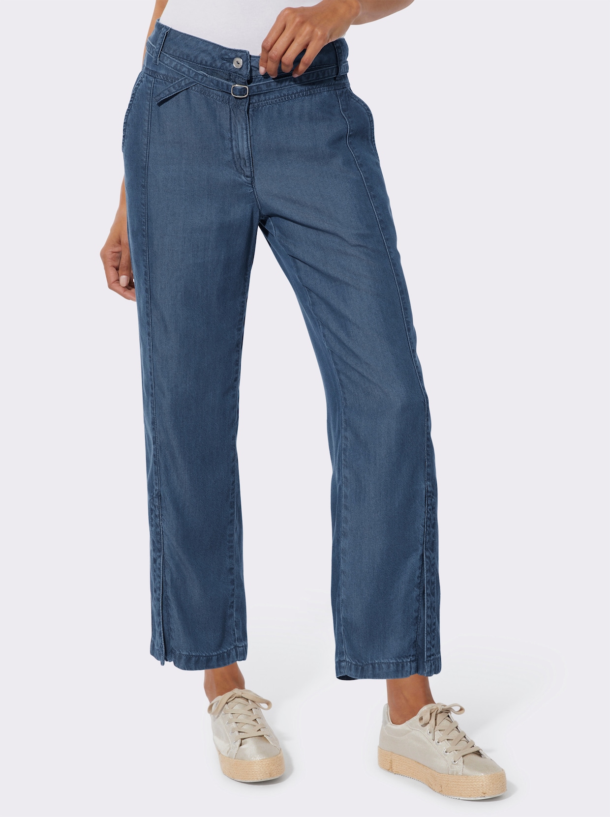 Culotte - blue-bleached
