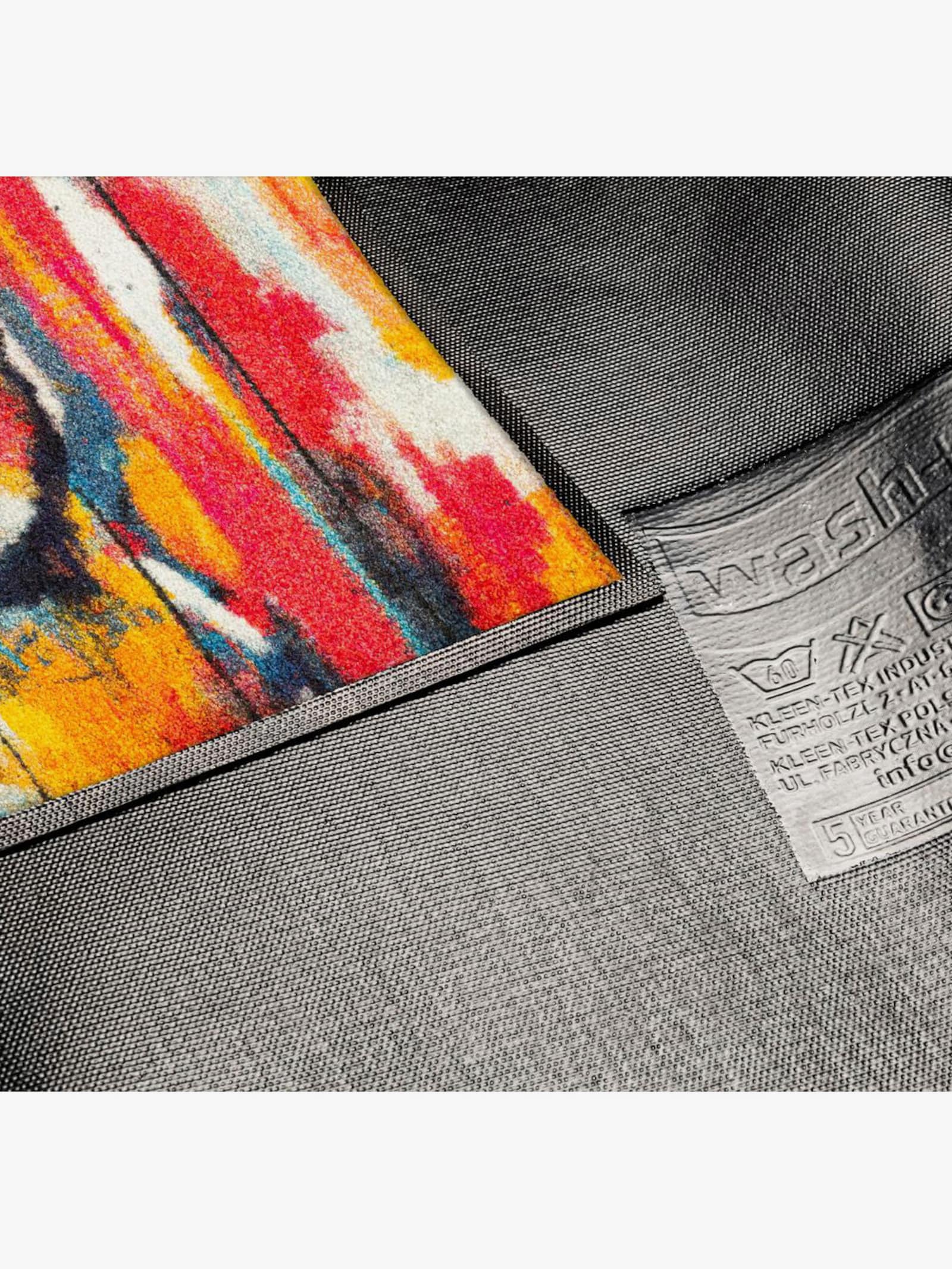 wash+dry by Kleen-Tex Fußmatte - rot-bunt