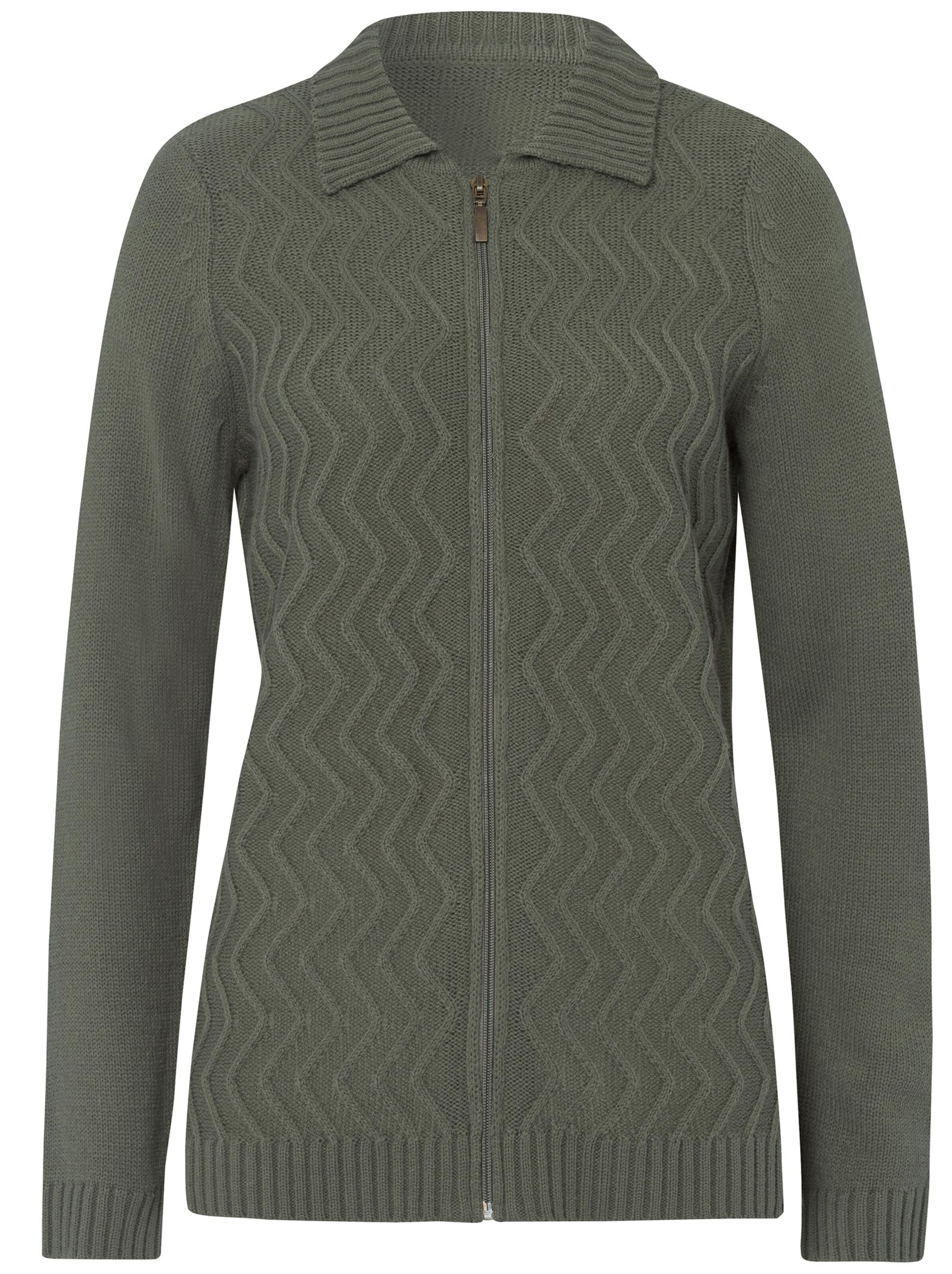 Strickjacke - schilf