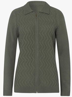 Strickjacke - schilf