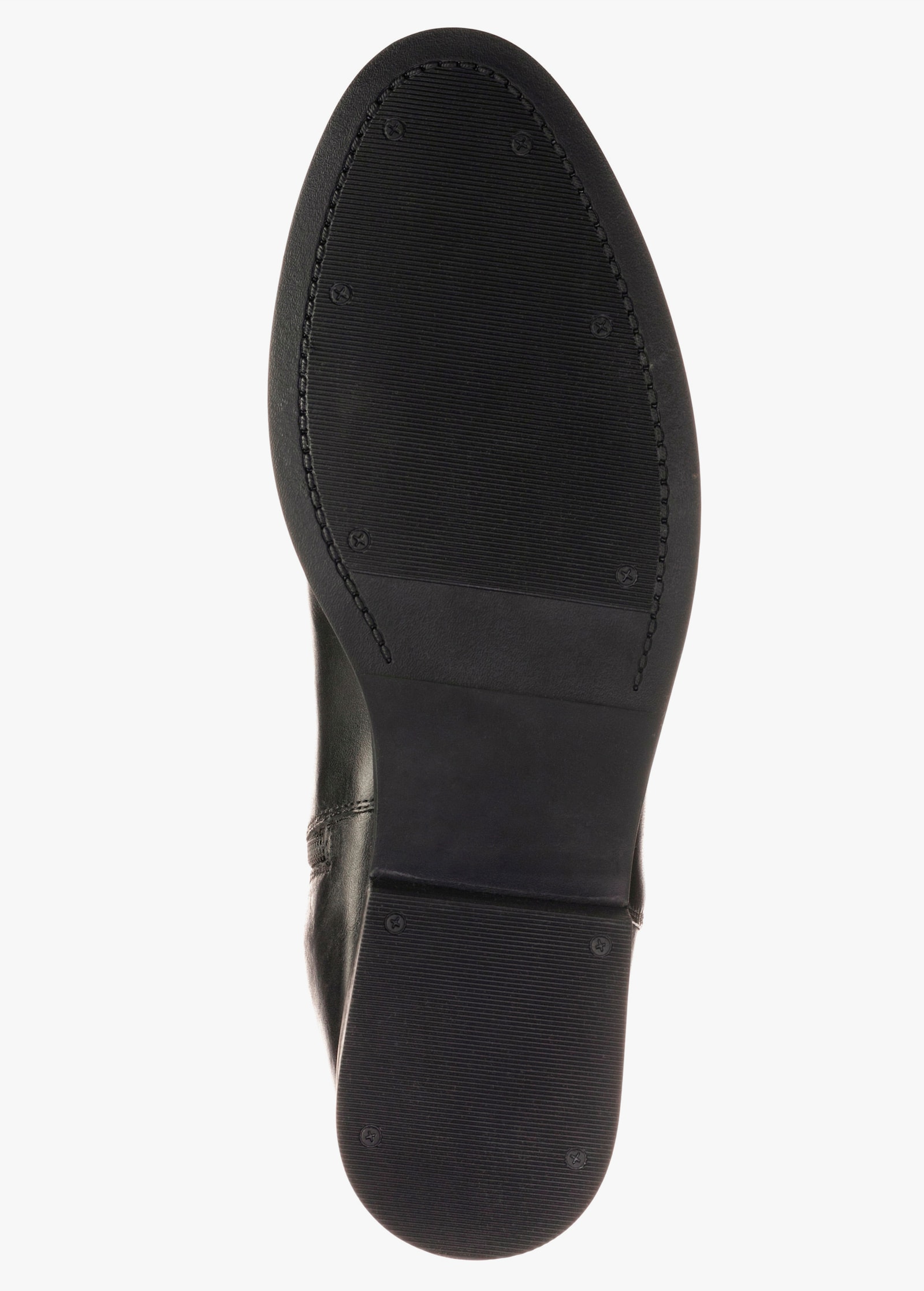 sheego Laars met wijde schacht en stretchinzet, in 3 schachtwijdten - zwart