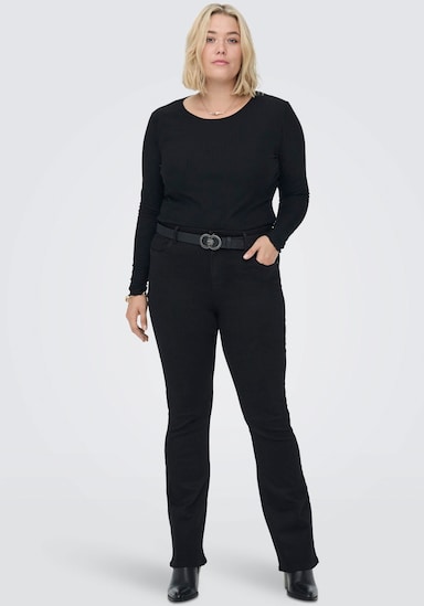 Schlagjeans - black-denim