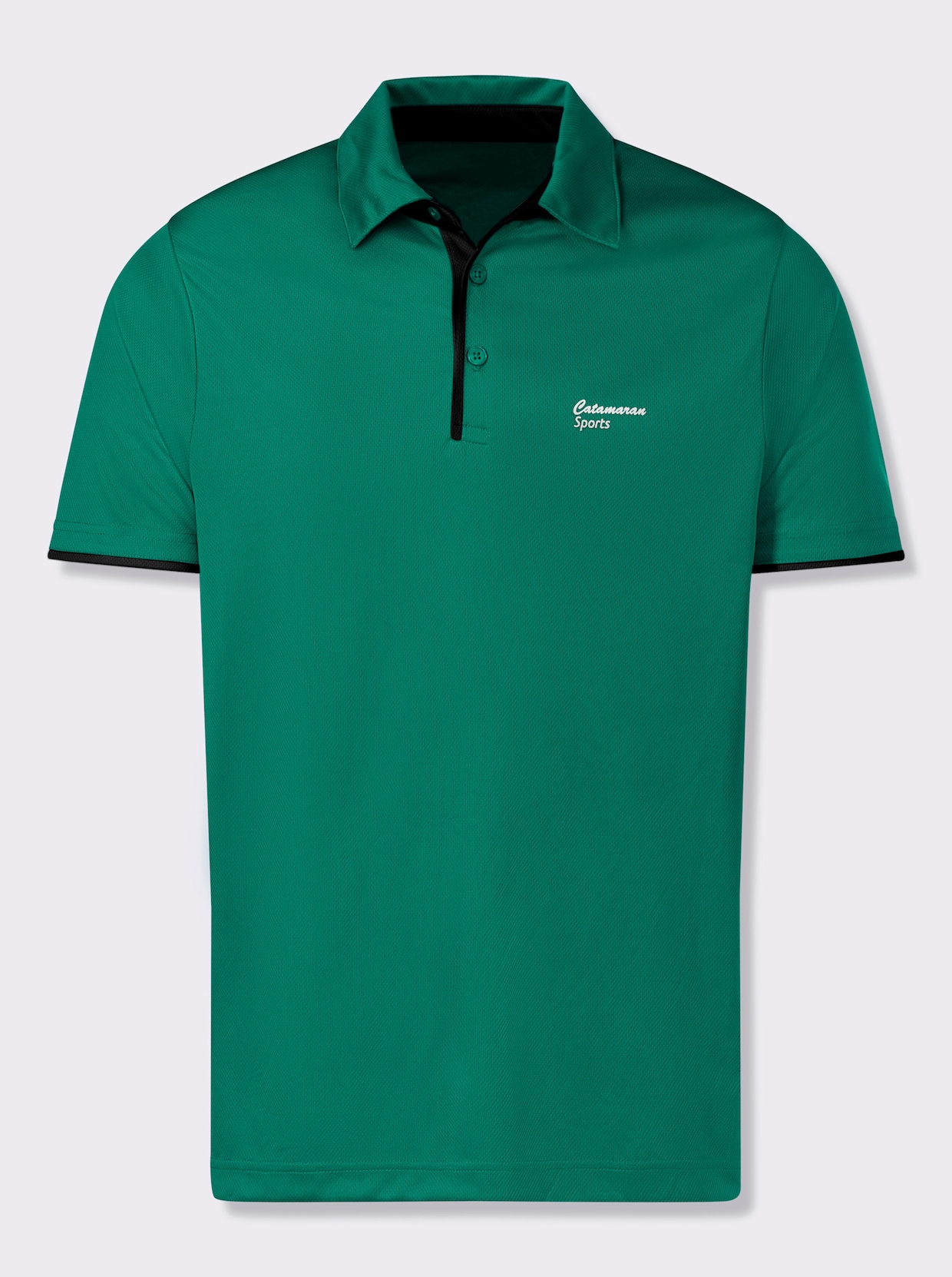 Catamaran Sports Freizeitshirt mit Polokragen - grün
