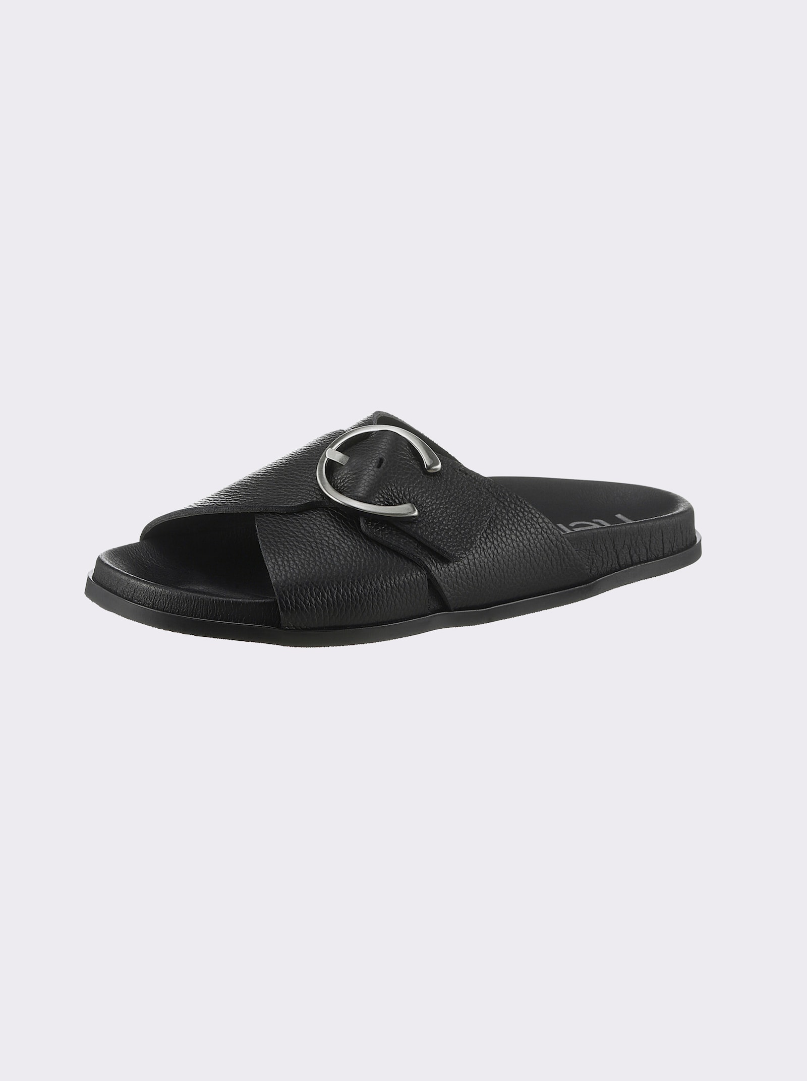 heine Slippers - zwart