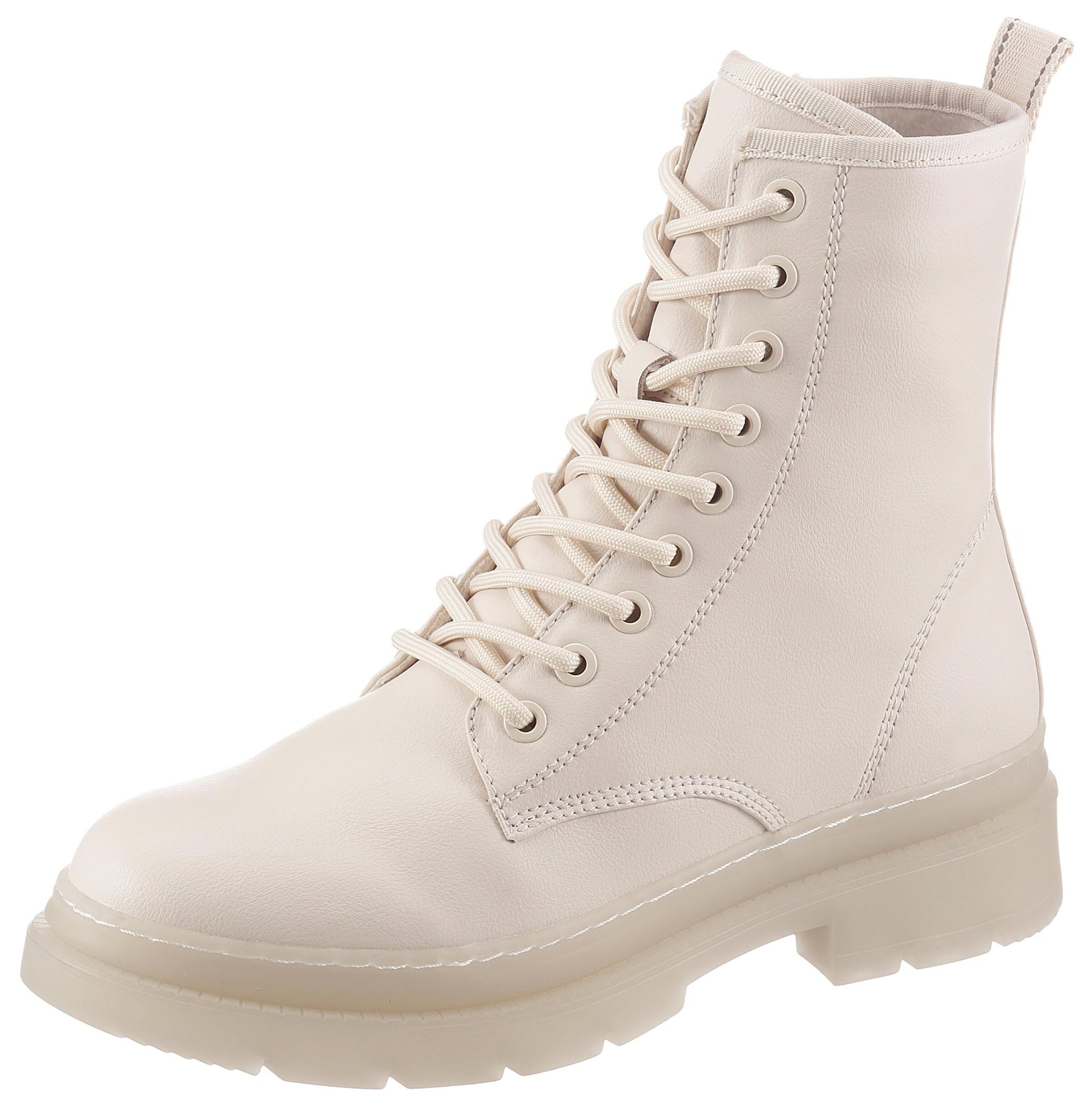 Tamaris Veterboots in crème | heine