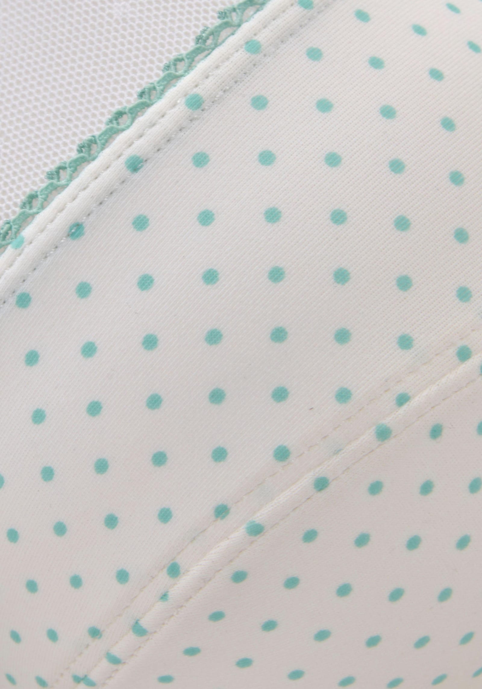 petite fleur Bügel-BH - schwarz-weiß+weiß-türkis