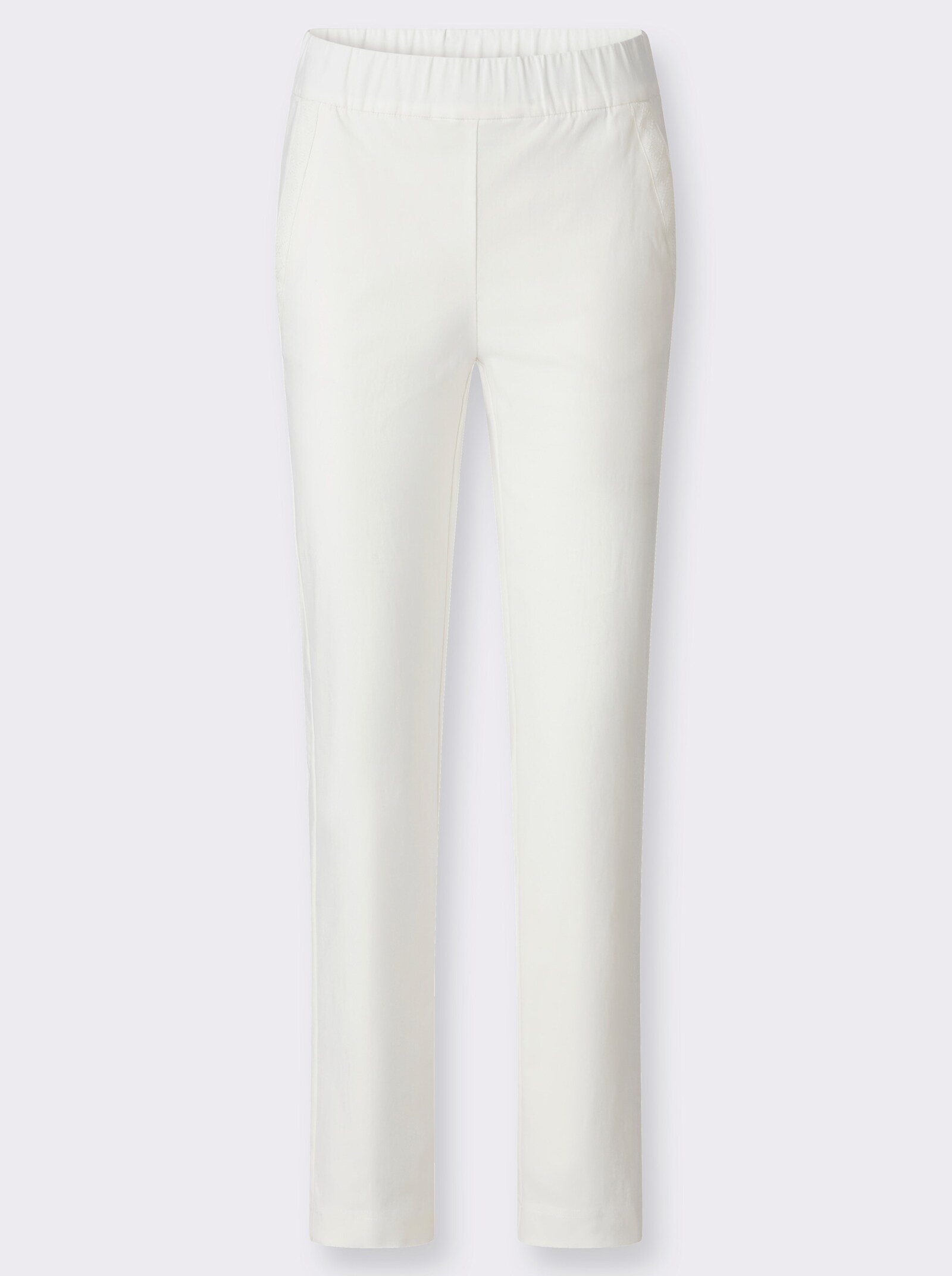 Bengalinhose mit Rundum-Dehnbund - ecru