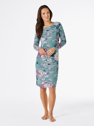 CREATION L PREMIUM Modal-Nachthemd - jade-erika-bedruckt