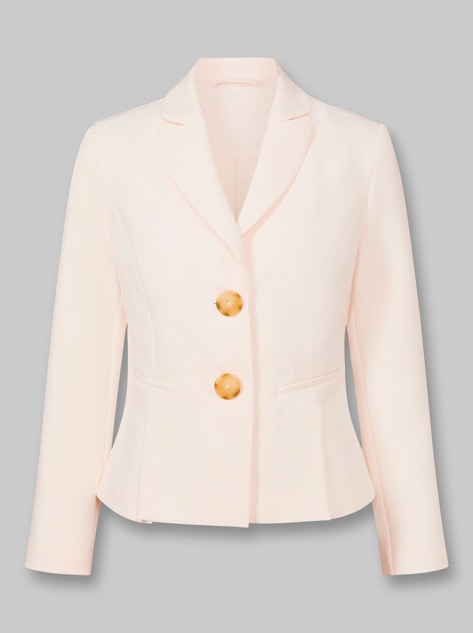 heine Blazer mit großen Schmuckknöpfen - ecru