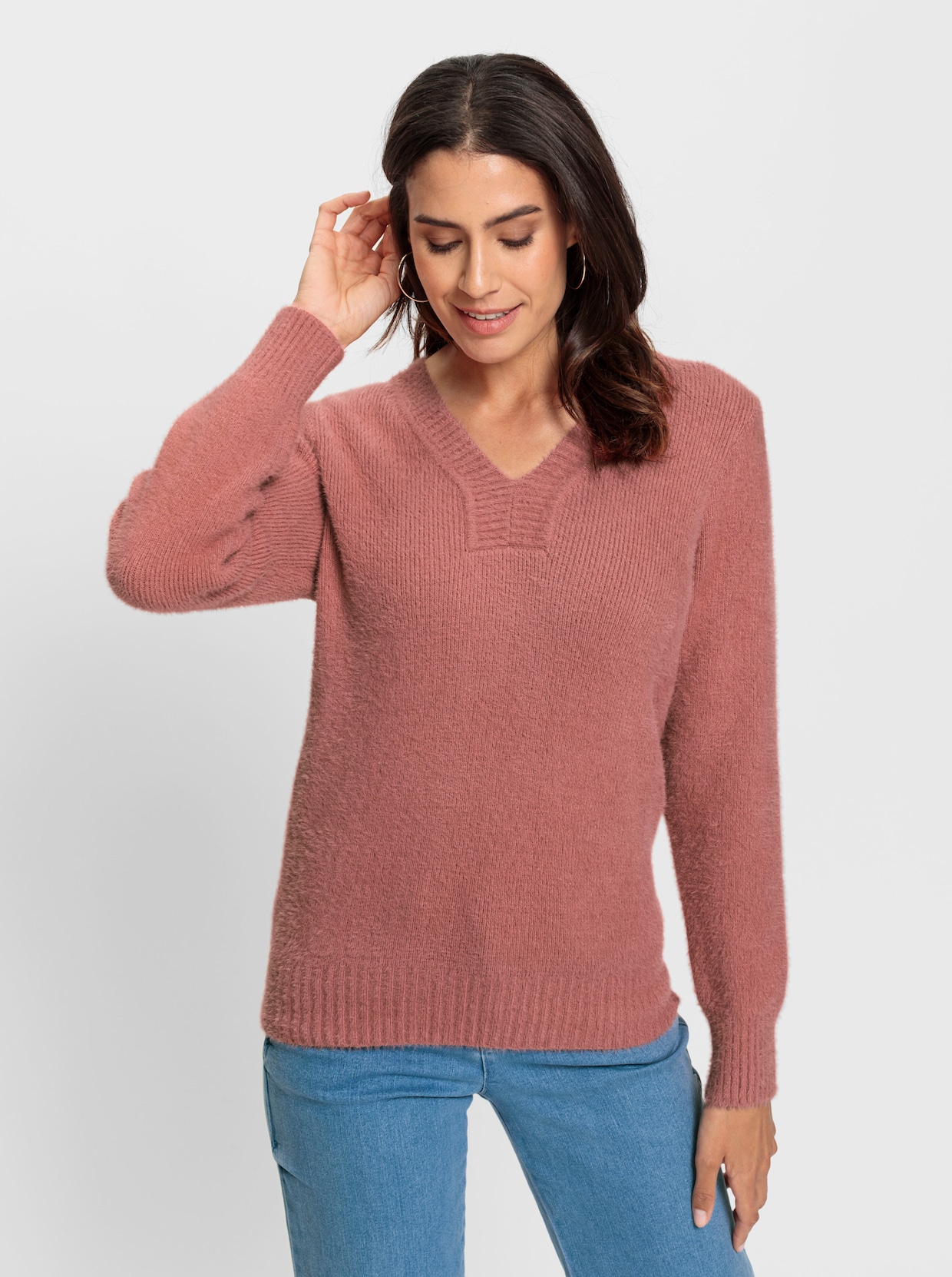 Pullover - rosenholz