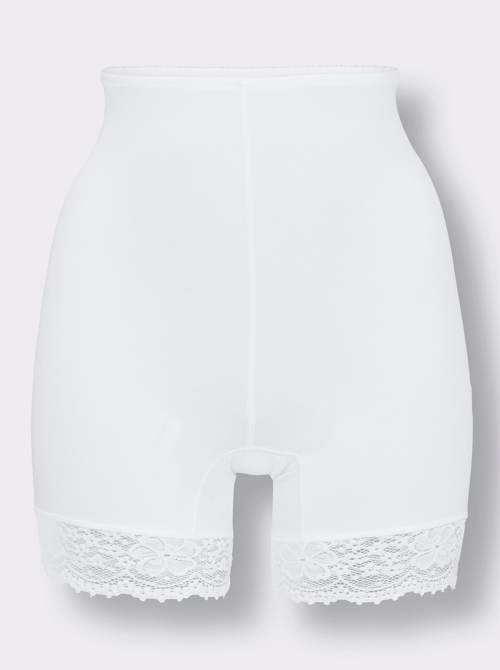 Nina von C. Langbeinschlüpfer mit Spitze - weiß